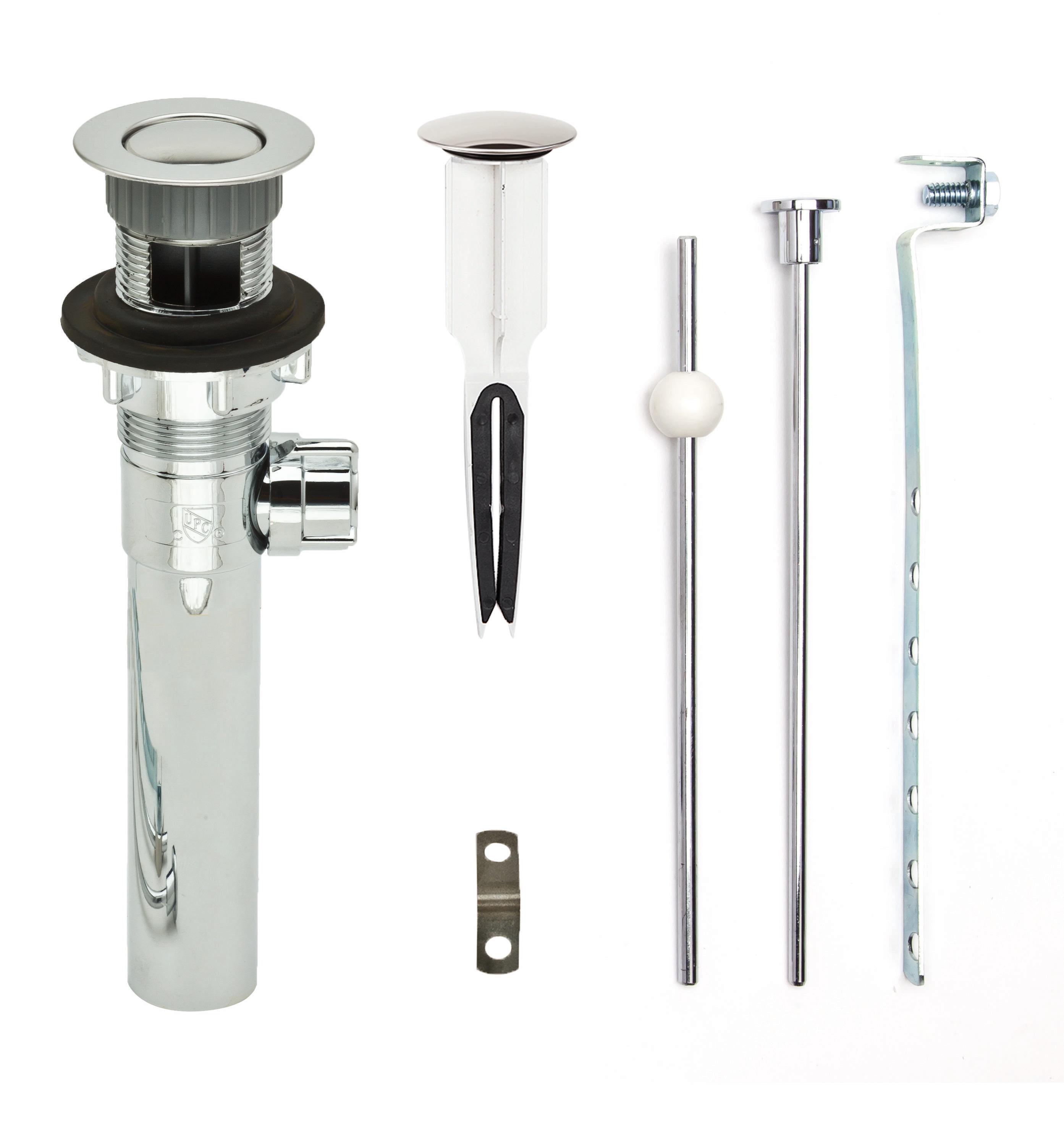PF WaterWorks PF0732-CH-CH EasyPOPUP Chrome Bathroom Sink pop up drain