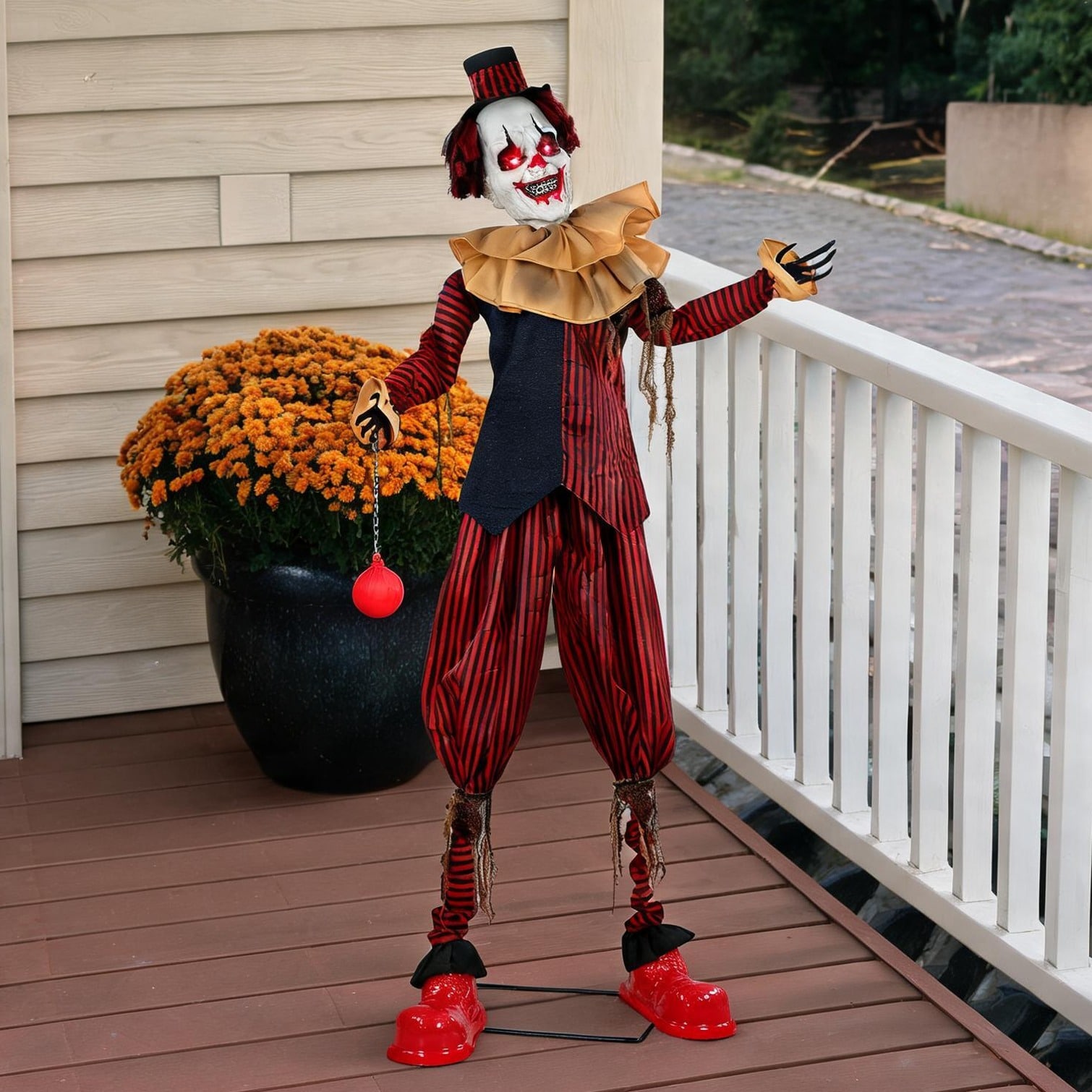FlowLuxe Halloween with 24.8 x 3.1 x 37.2 in pairing Covered Patio with 94.5 Inches Tall and Metal Frame