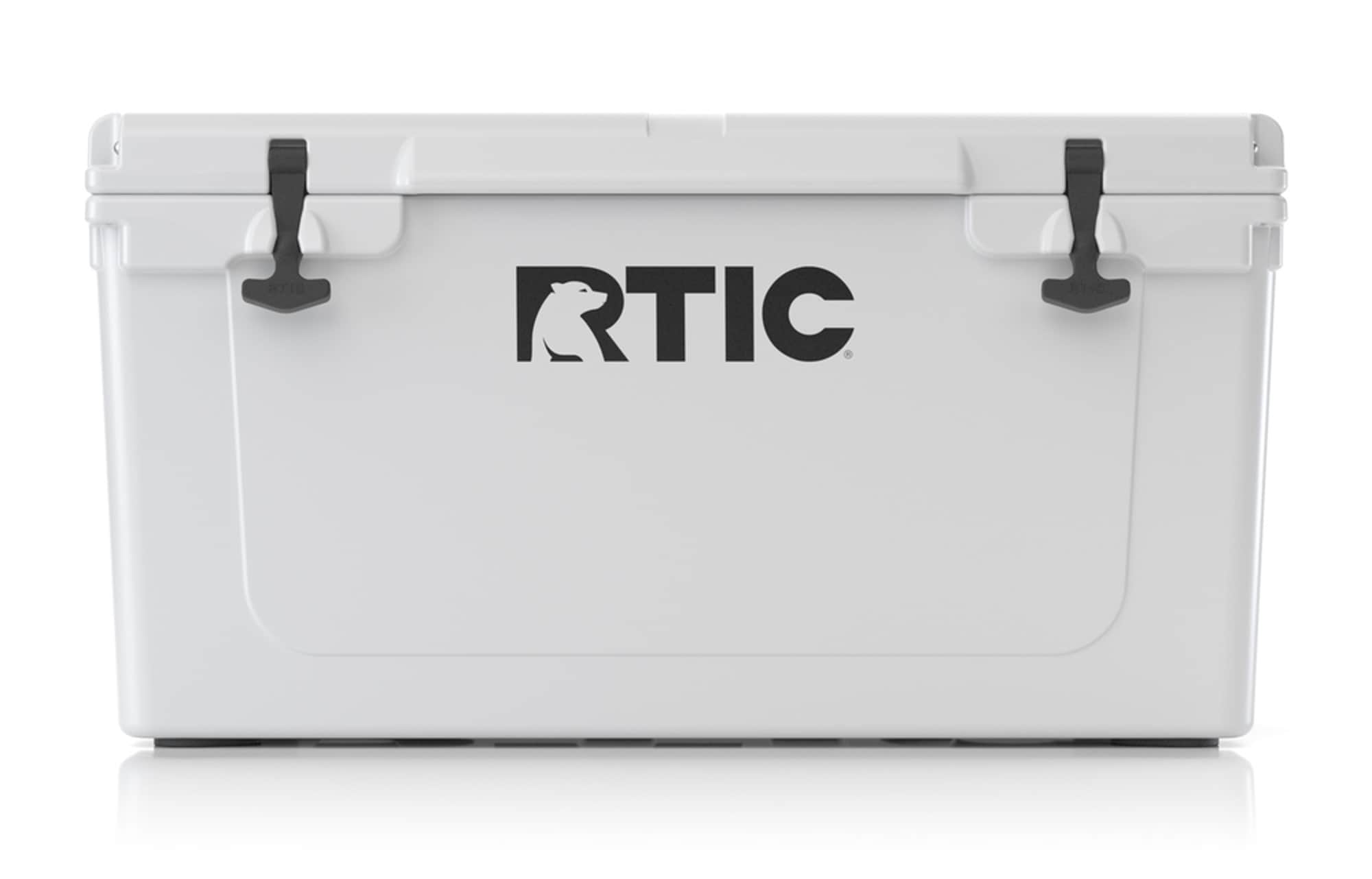 RTIC Outdoors Hard Cooler White 65Quart Insulated Personal Cooler in