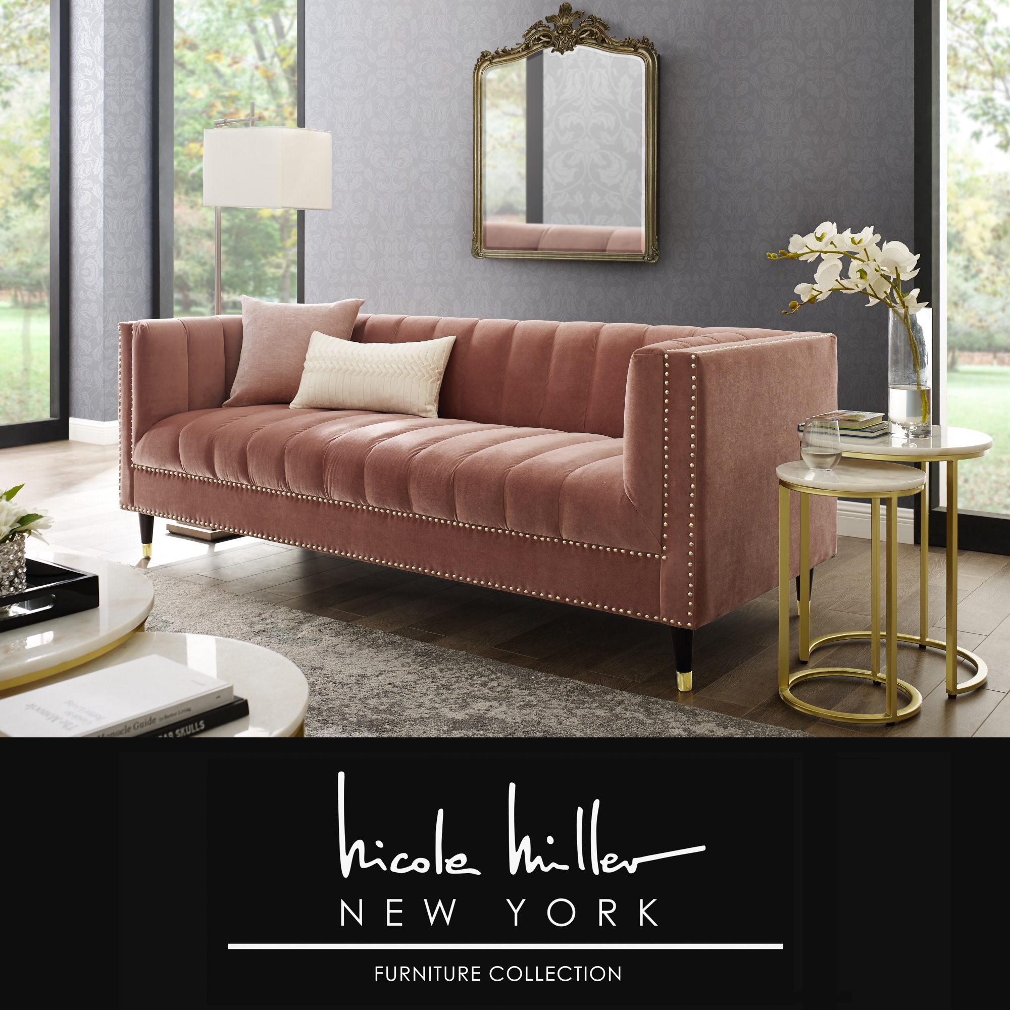 Nicole Miller NSA102-02BH-LS Sofas-Loveseats - View #2