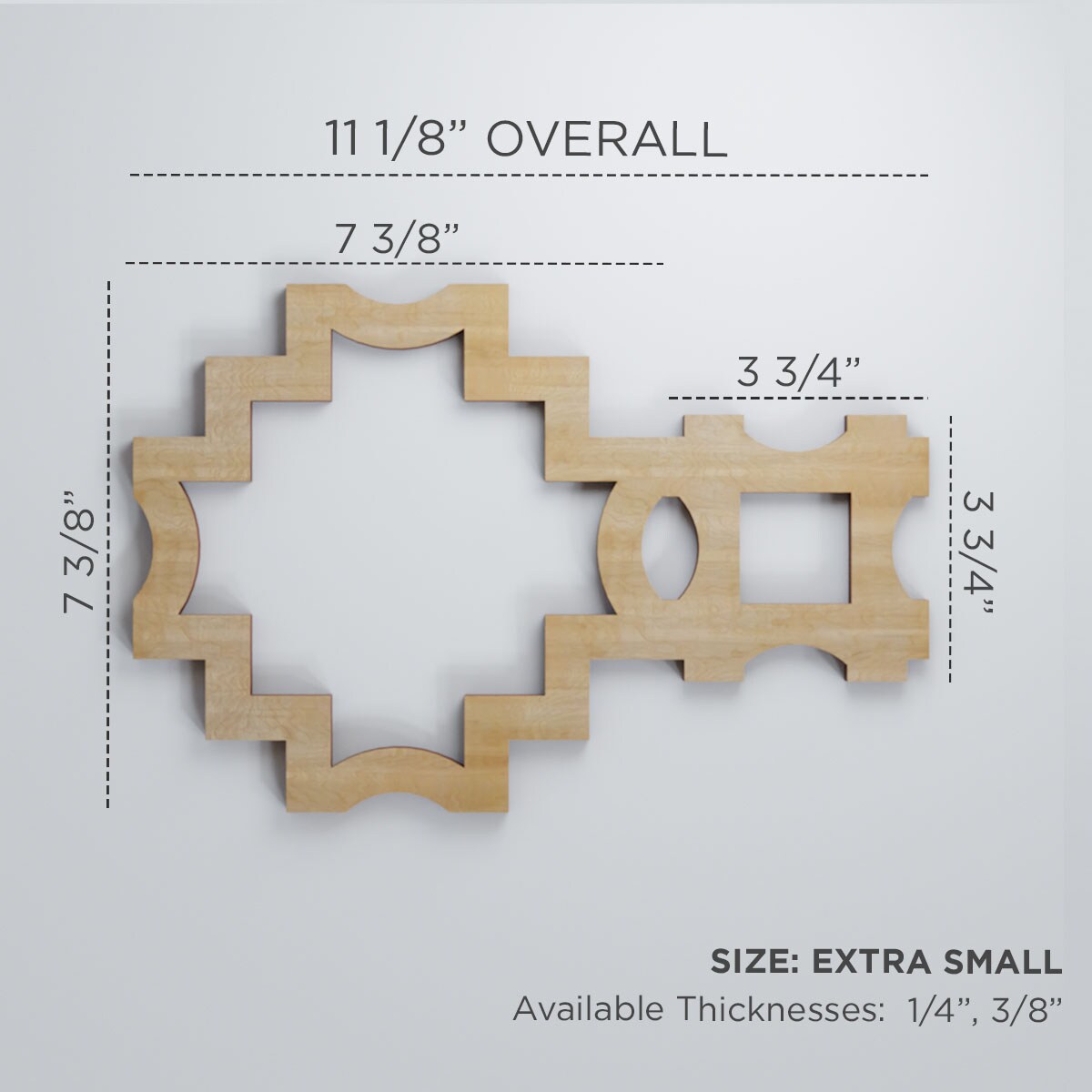 Ekena Millwork WALW08X08X0250CRVMF Wall-Panels - View #3
