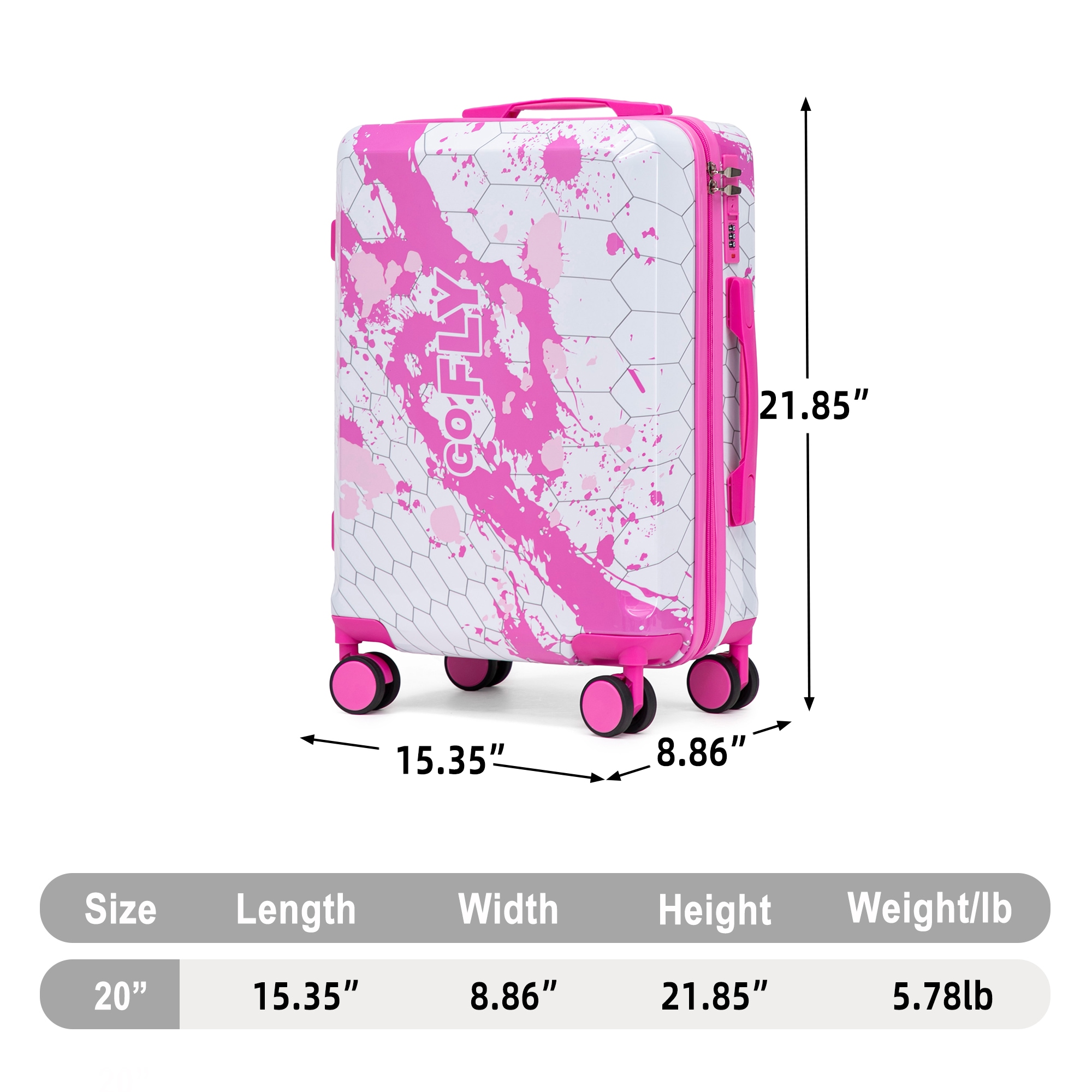 ModernLuxe L3P-W2787P487163 Luggage-And-Luggage-Sets - View #3