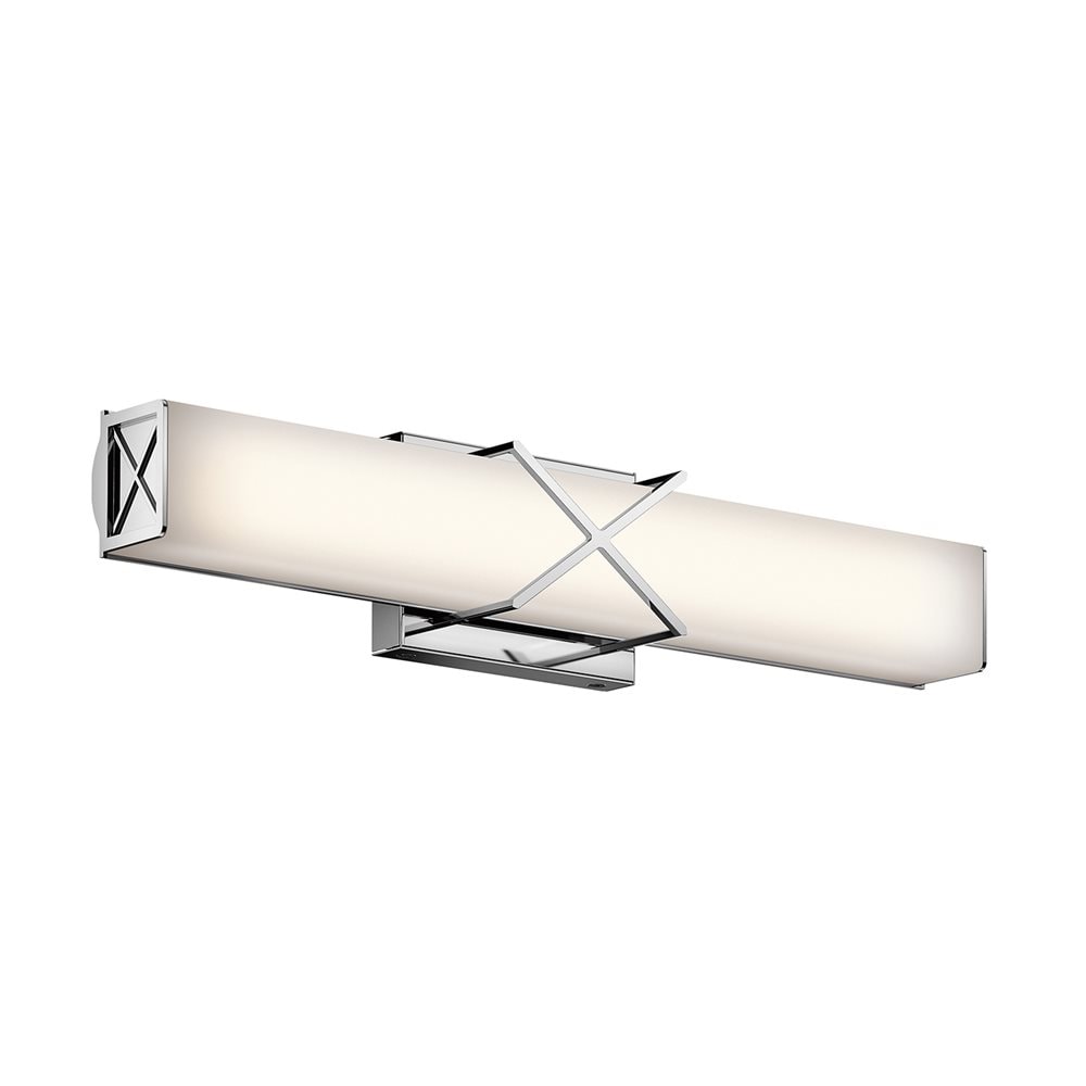 Kichler Trinsic 22-in 1-Light Chrome LED Modern/Contemporary Vanity Light  Bar in the Vanity Lights department at
