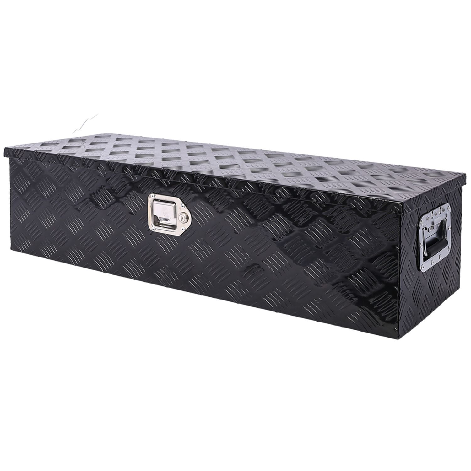 Kahomvis GH-QPW4-855 39-in x 13-in x 10.2-in Black Aluminum Trailer tongue Truck Tool Box
