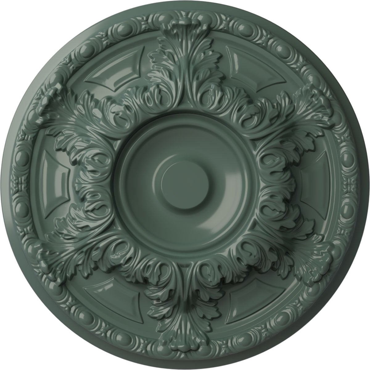 Ekena Millwork CM19GACBF Granada 19-in W x 19-in L Painted Cloud Burst Polyurethane Whole Ceiling Medallion