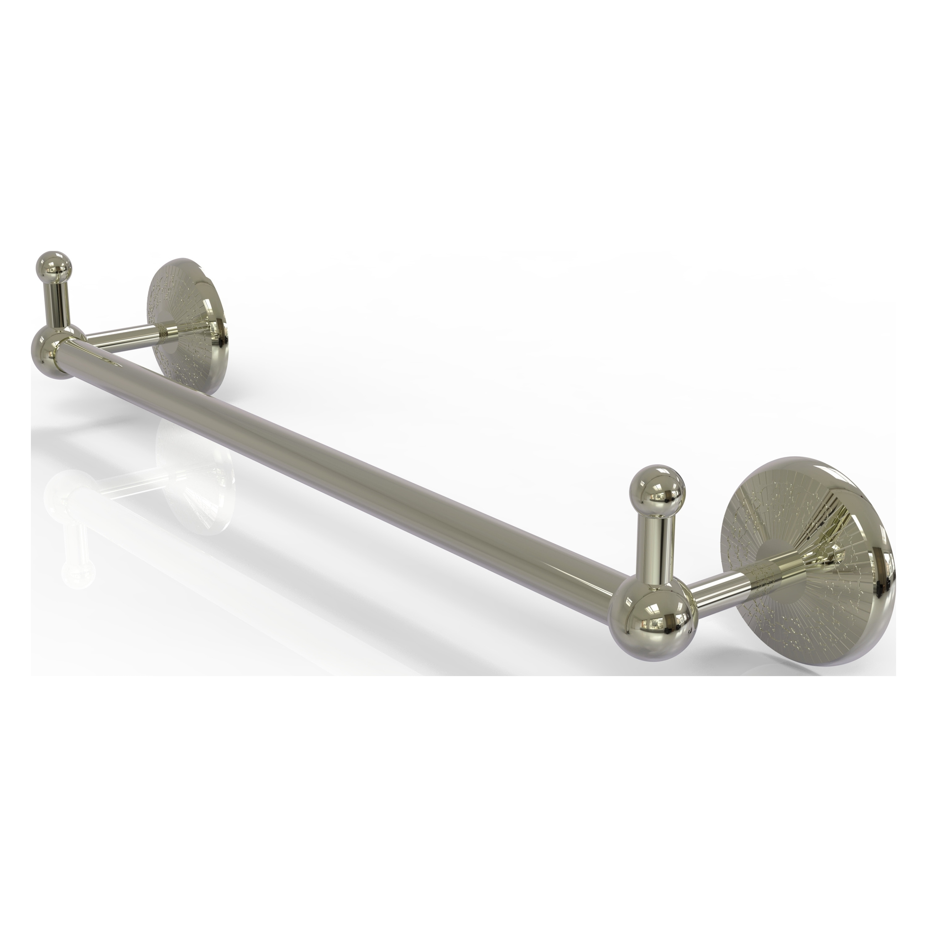 Allied Brass PMC-41-18-PEG-PNI Prestige Monte Carlo 18-in Polished Nickel Wall mount Single Towel Bar