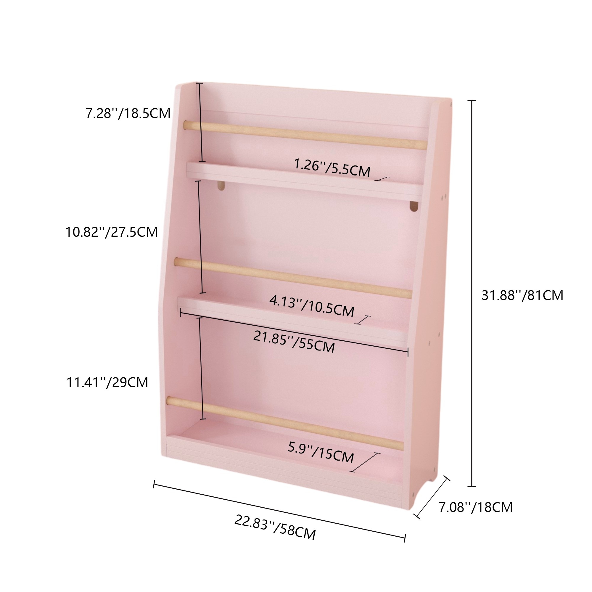 ToolCat LDSG-116-WS Kids-Bookcases - View #5