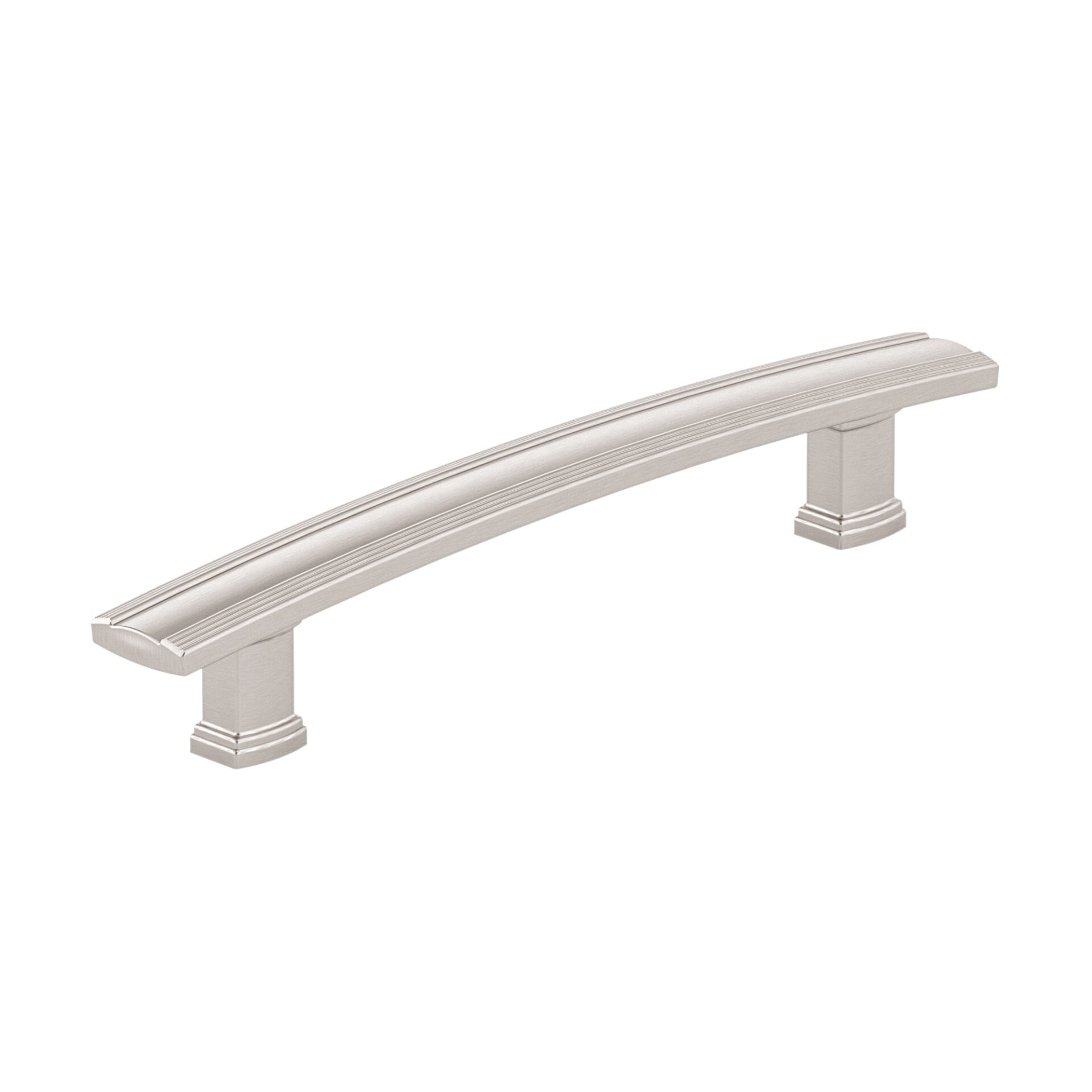 Richelieu BP7070128195 Marsala 5-1/16-in , 128mm Center to Center Brushed Nickel Arch Handle