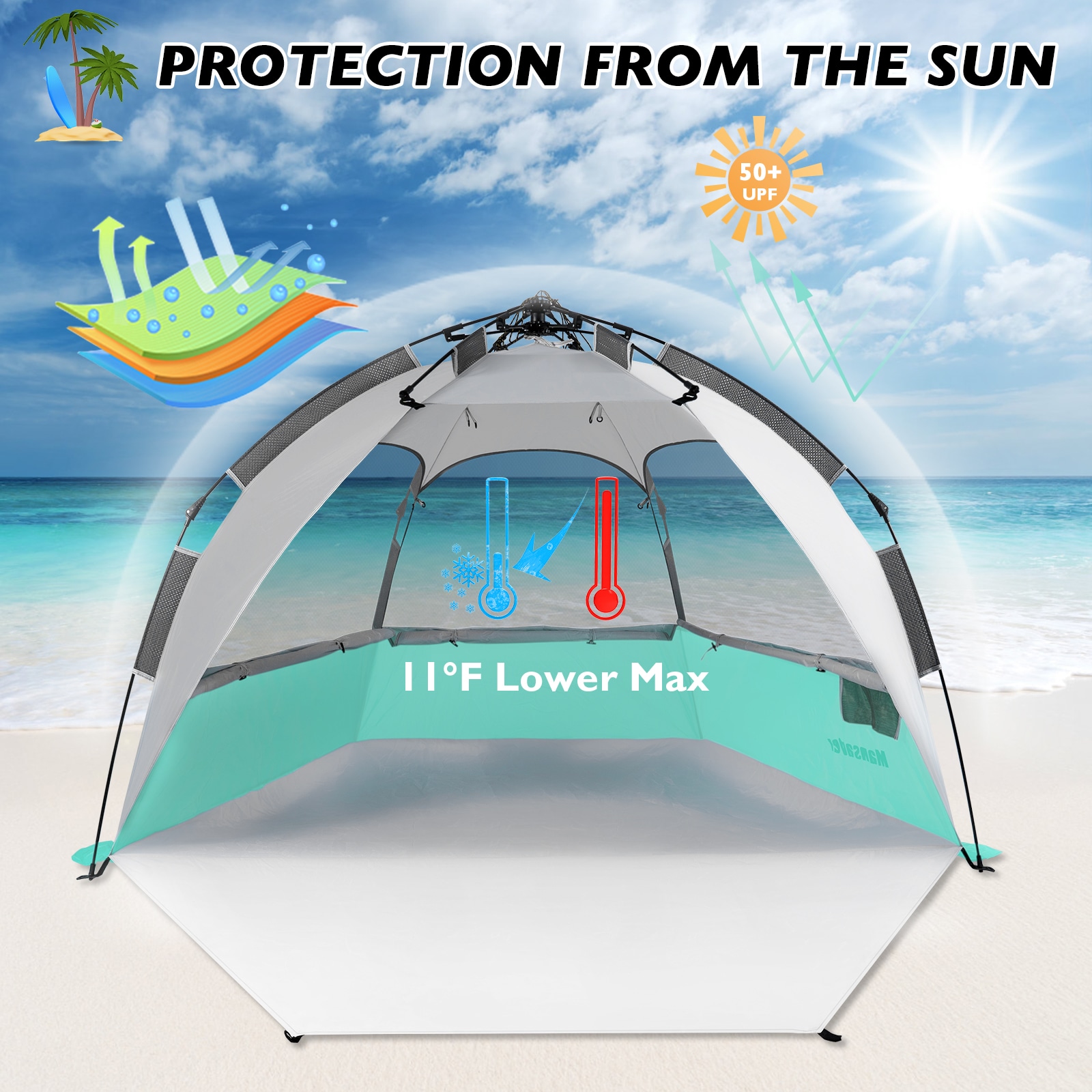 GARSING MANSADER-BSA-2-3P-GG tents - View #3