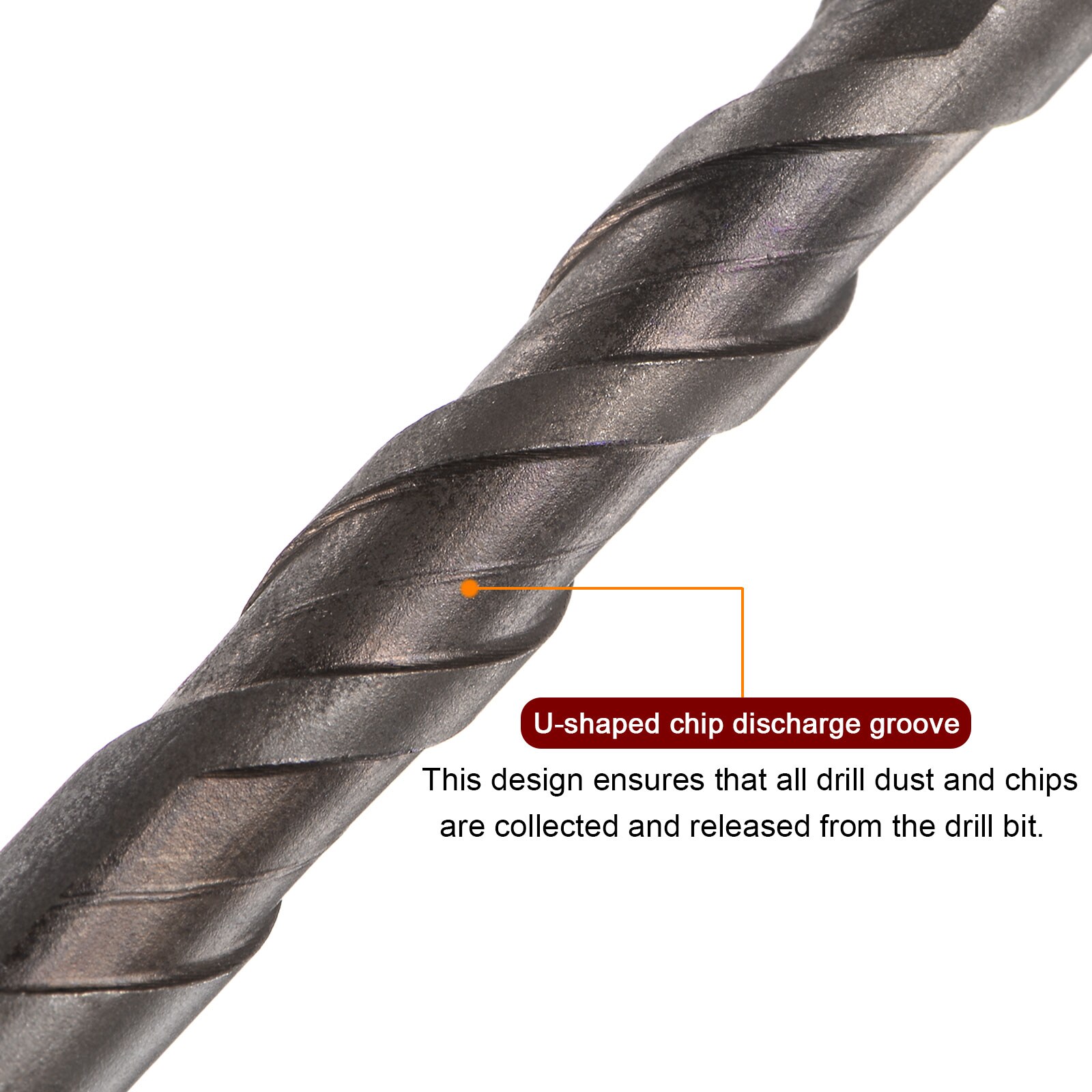 Harfington 2pcs Titanium Coated Masonry Drill Bit 12mm Concrete