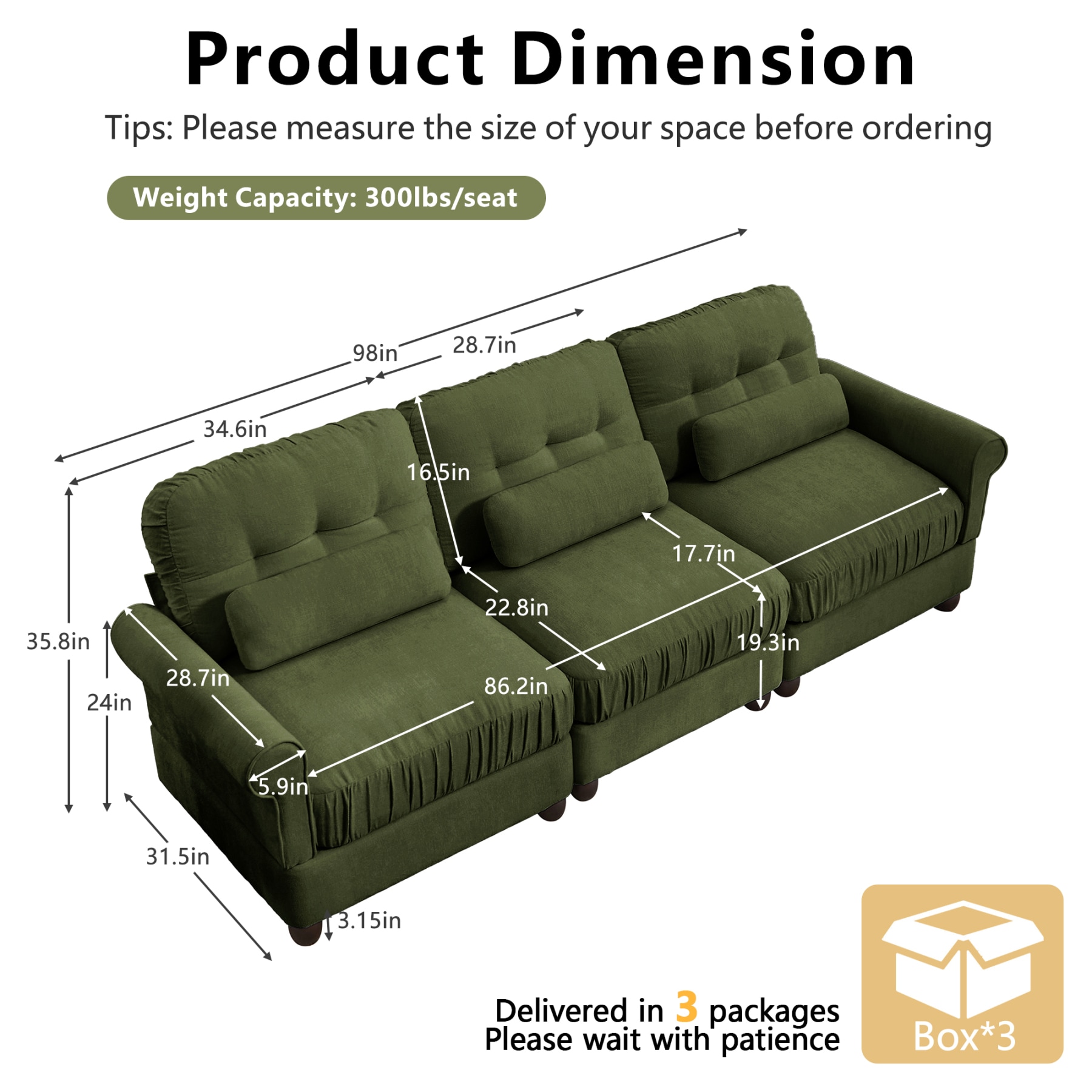 CHITA SOFA563  - View #4