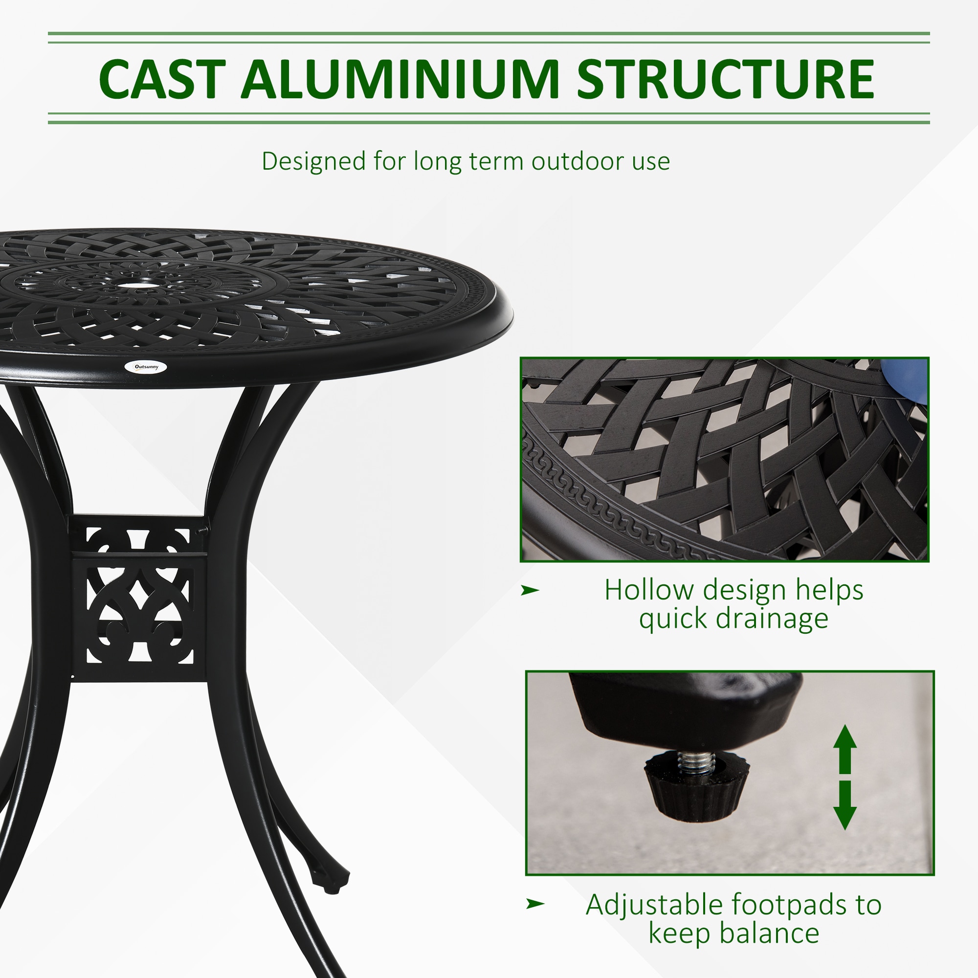 Outsunny 84B-729 Patio-Tables - View #4