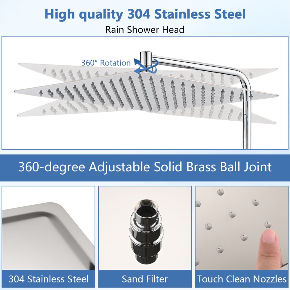 Blisstyle SHWR338 Fixed-Showerhead - View #4