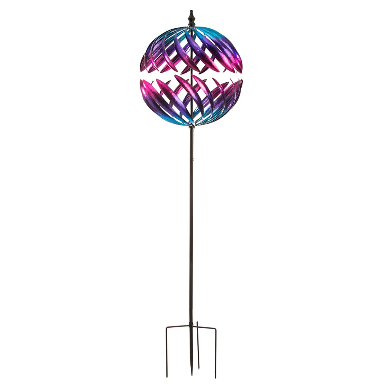 Evergreen 47M753 77.8-in 24 -Blade Steel Decorative Windmill