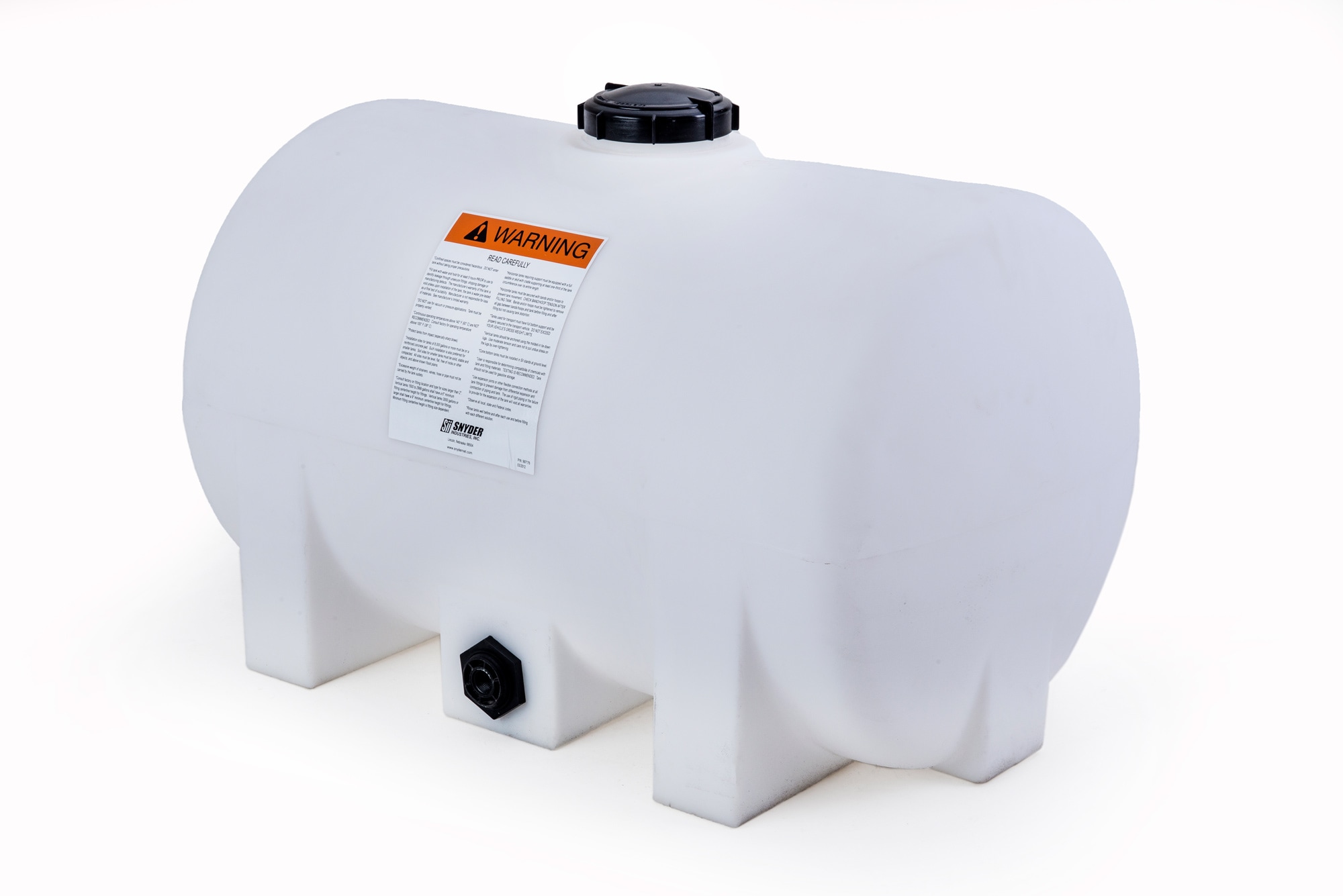Snyder Industries 65-Gallons Plastic White Water Storage Tank in the Water  Storage department at