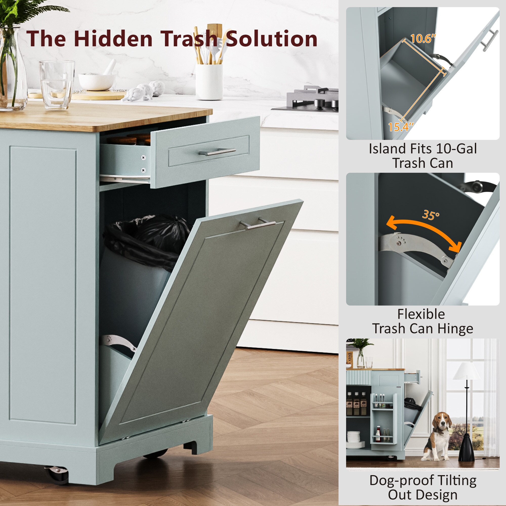 ModernLuxe L3P-N707S221571G Kitchen-Furniture - View #4