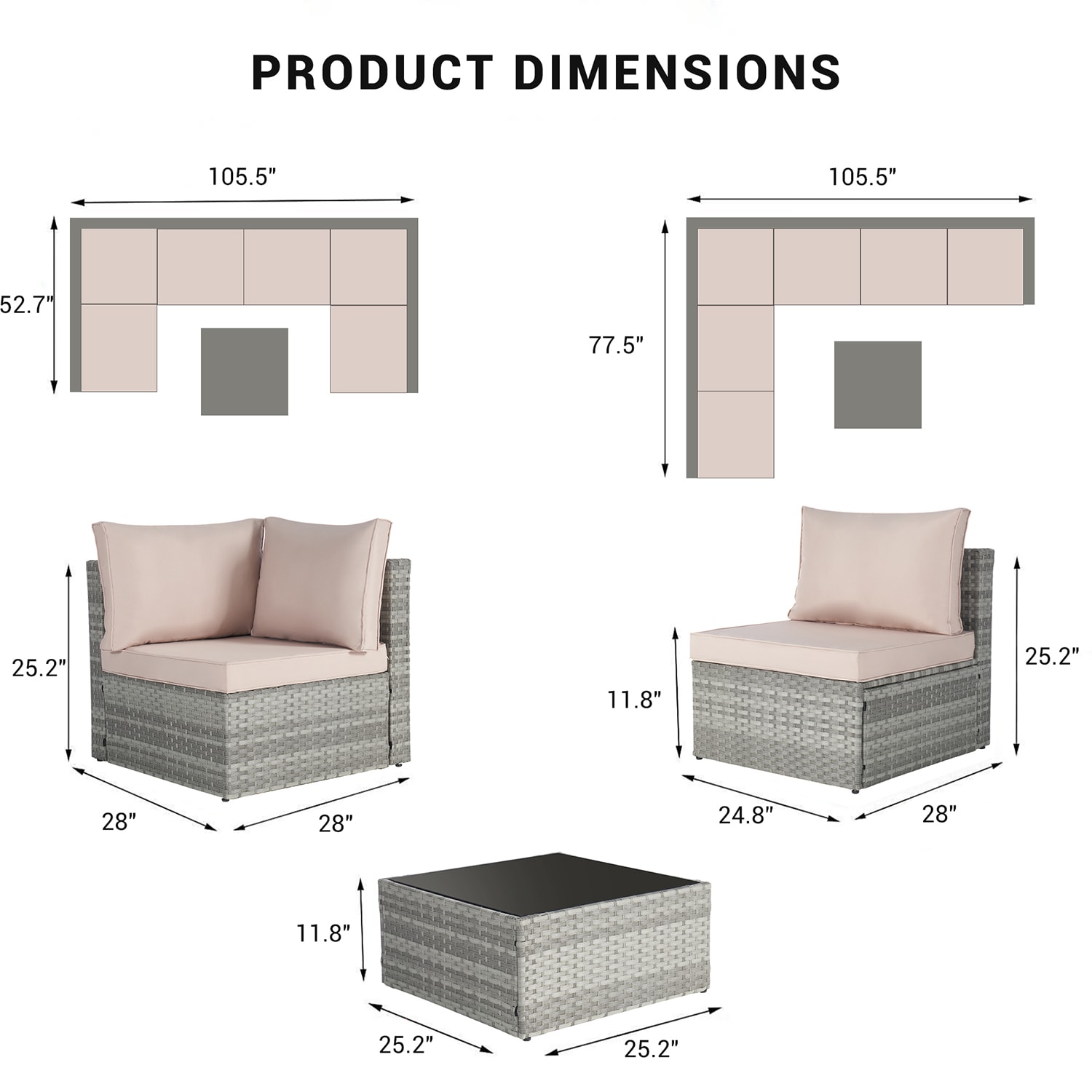 Bybafun YA0100086 Patio-Sofas-Daybeds - View #6