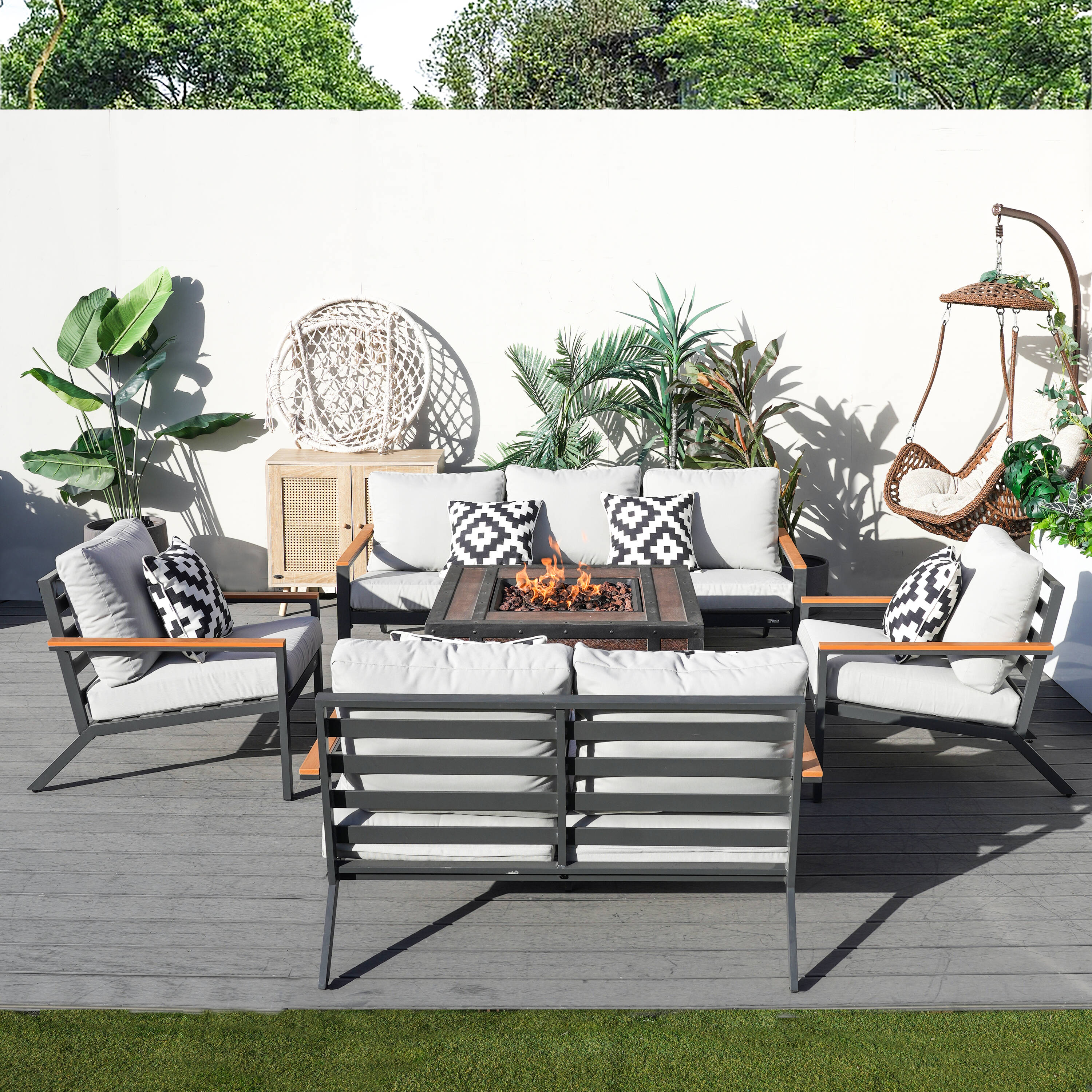 Direct Wicker DWG-2481&2354STBR Patio-Conversation-Sets - View #3