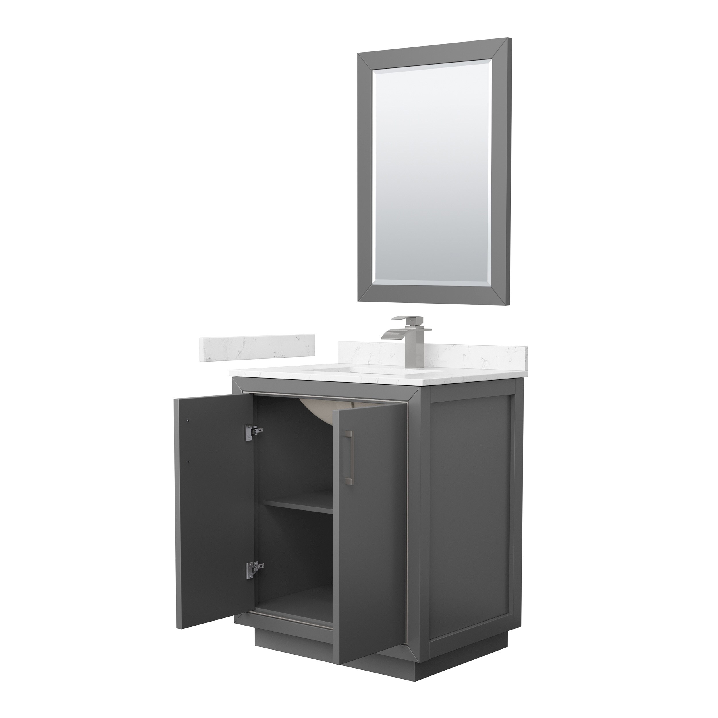 Wyndham Collection WCF111130SKGC2UNSM24 Bath-Vanity-Combo - View #2
