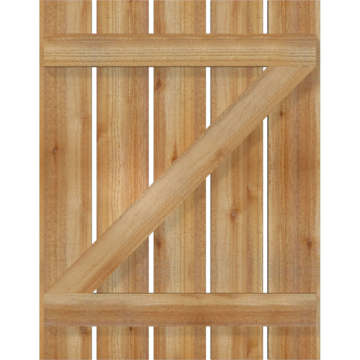 Ekena Millwork RBS06Z29X037RWR Exterior-Shutters - View #5