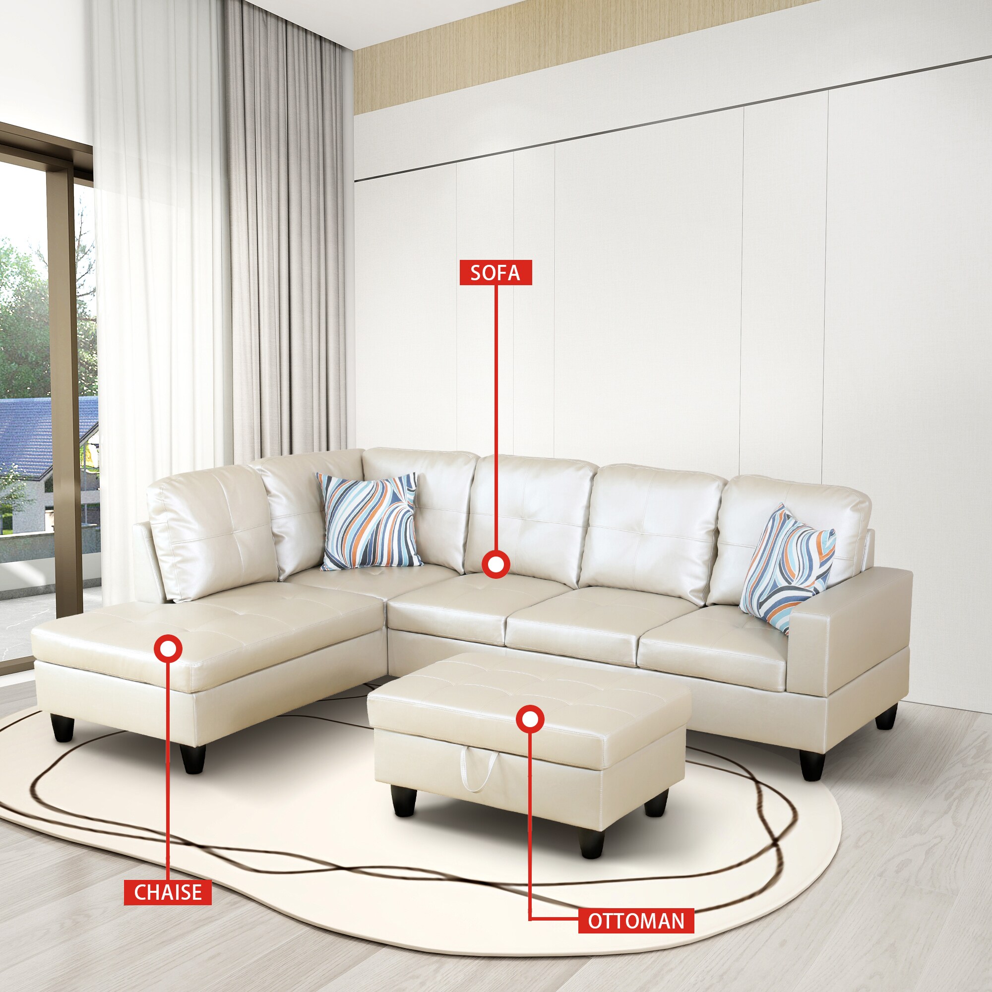 Maocao Hoom FZ35970 Living-Room-Sets - View #3