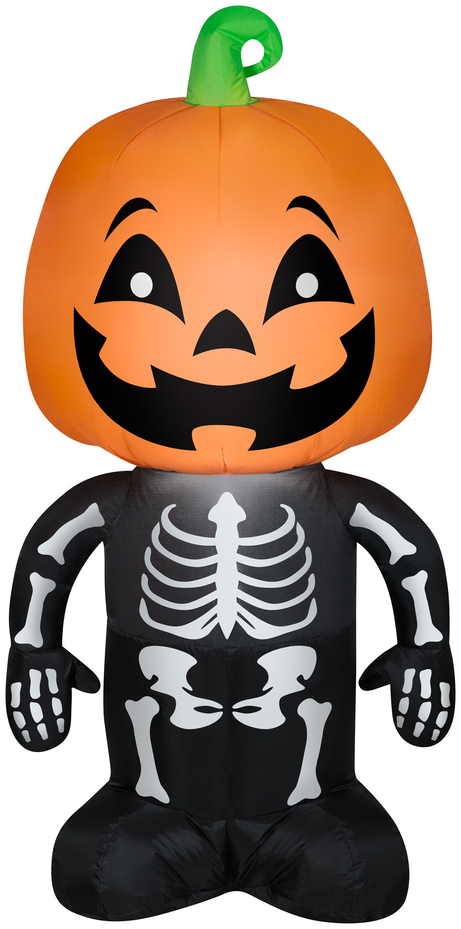 Gemmy 6-ft Lighted Pumpkin Inflatable in the Outdoor Halloween ...