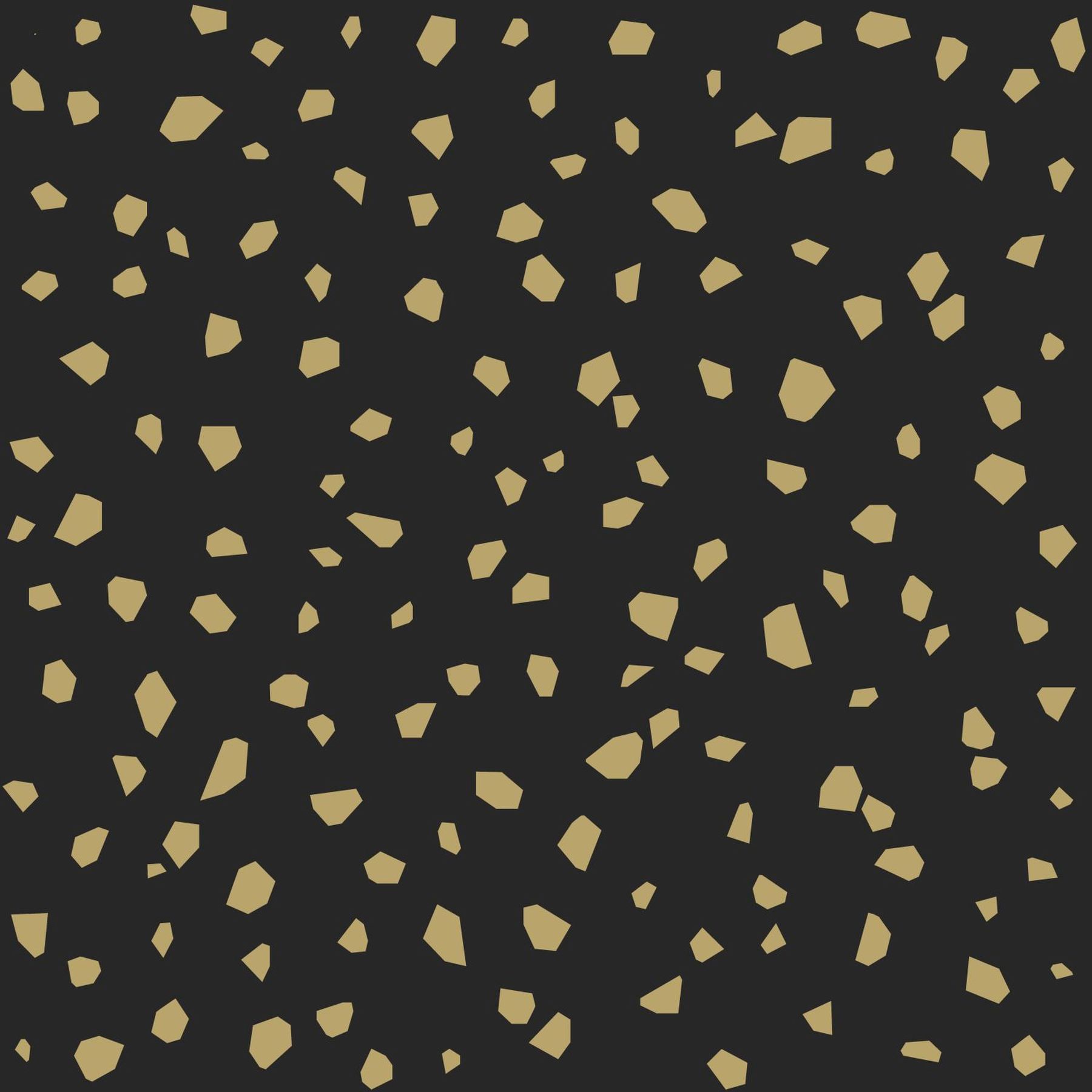 ESTA Home DD139134 Design Department 57.5-Sq. Feet Black Non-woven Polka dot Unpasted Wallpaper