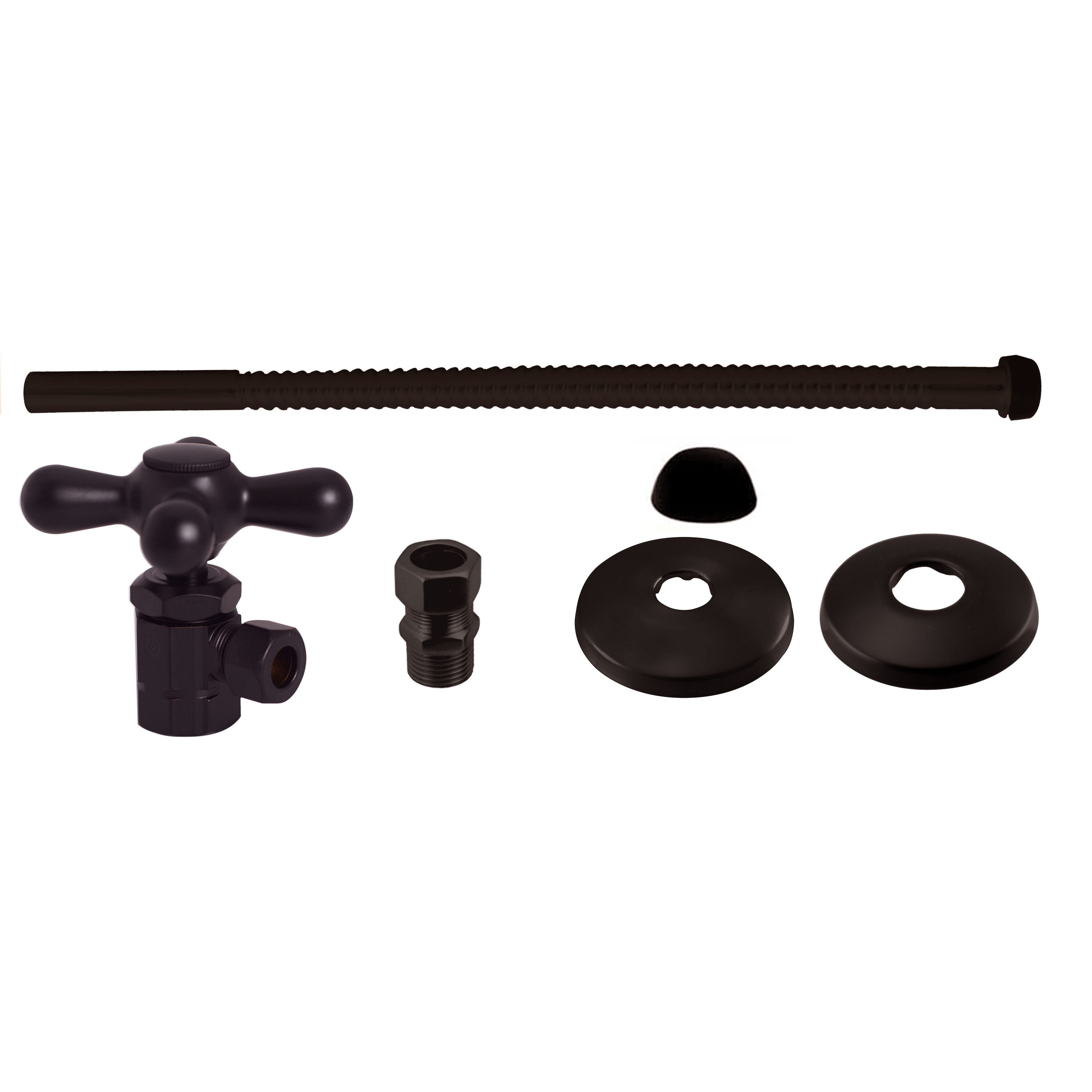 WESTBRASS D1712T-12 Oil Rubbed Bronze Toilet assembly kit
