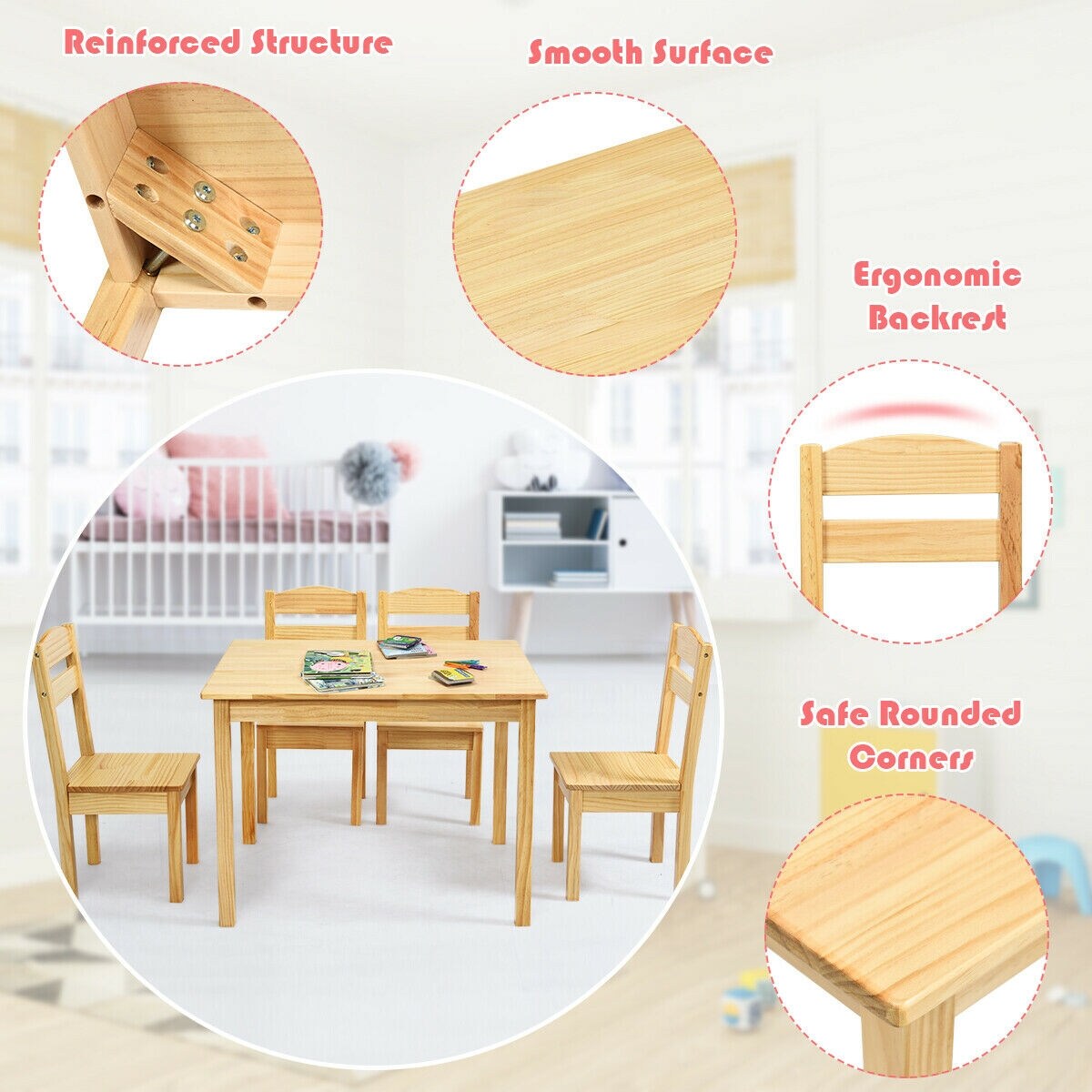 SUGIFT LW018SUGHY1405 Folding-Furniture-Sets - View #4
