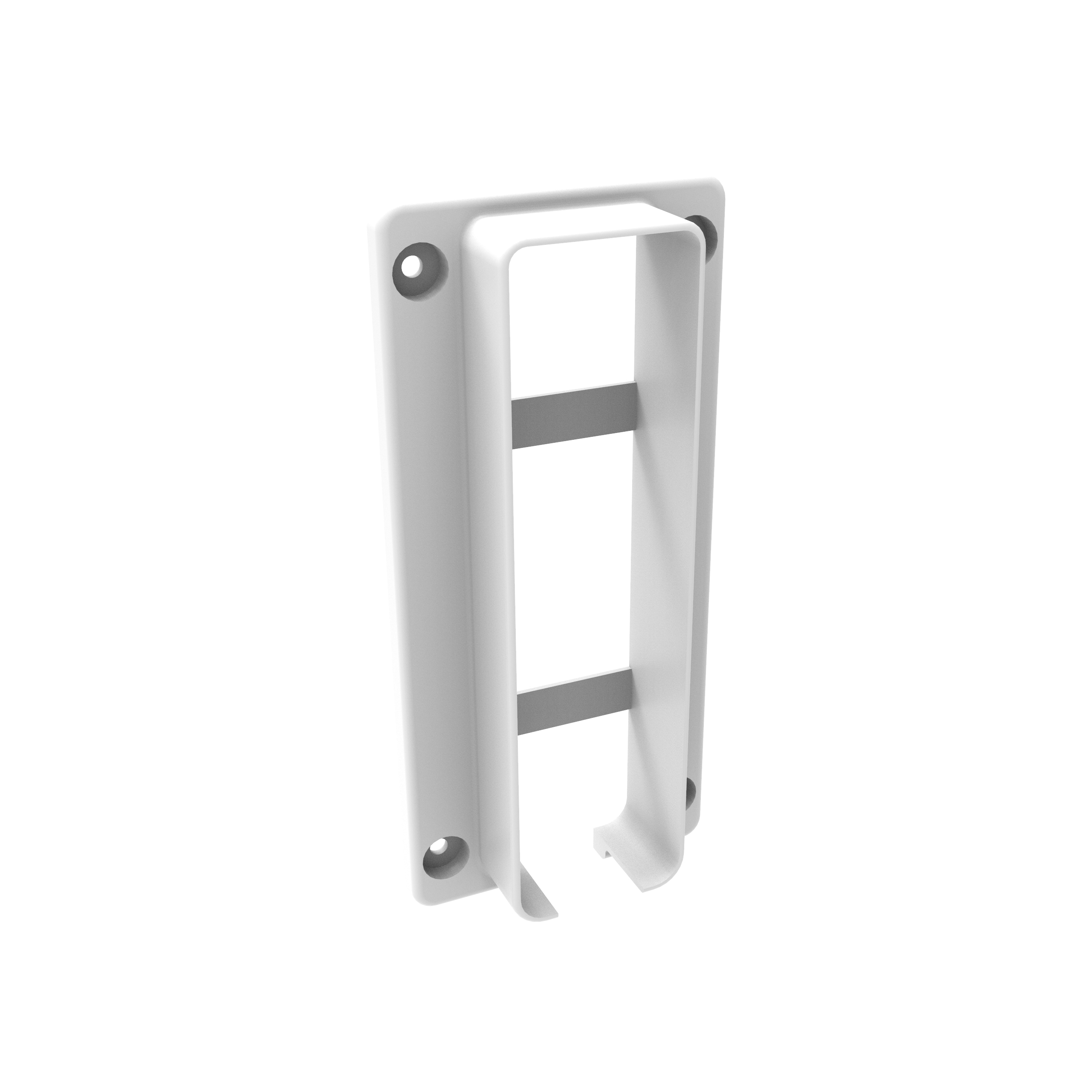 Freedom Ready-to-Assemble 8-in White Vinyl Bracket For Vinyl Fence