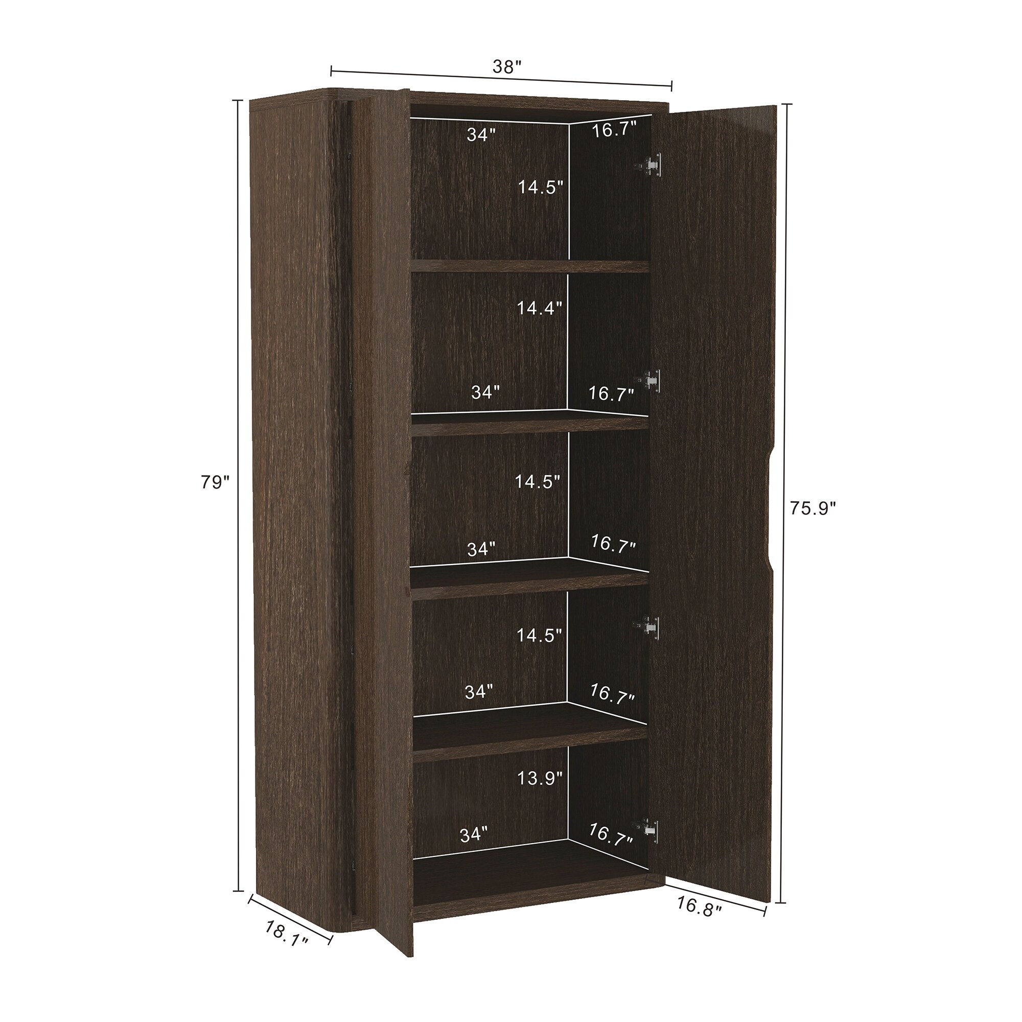 LUXEYARD DS-X-316CBNIT222 bookcases - View #3