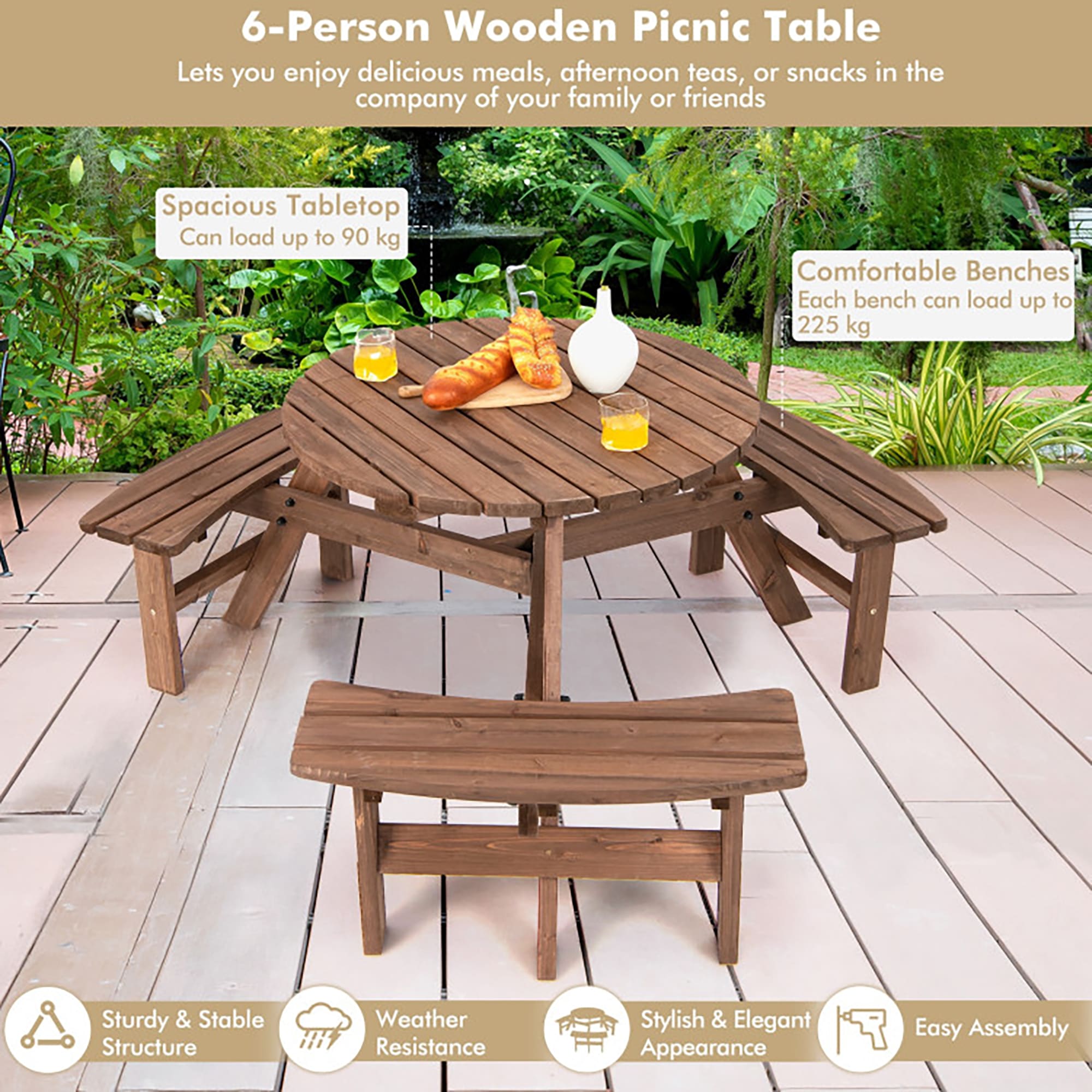 CASAINC WF-OP3291 Picnic-Tables - View #4