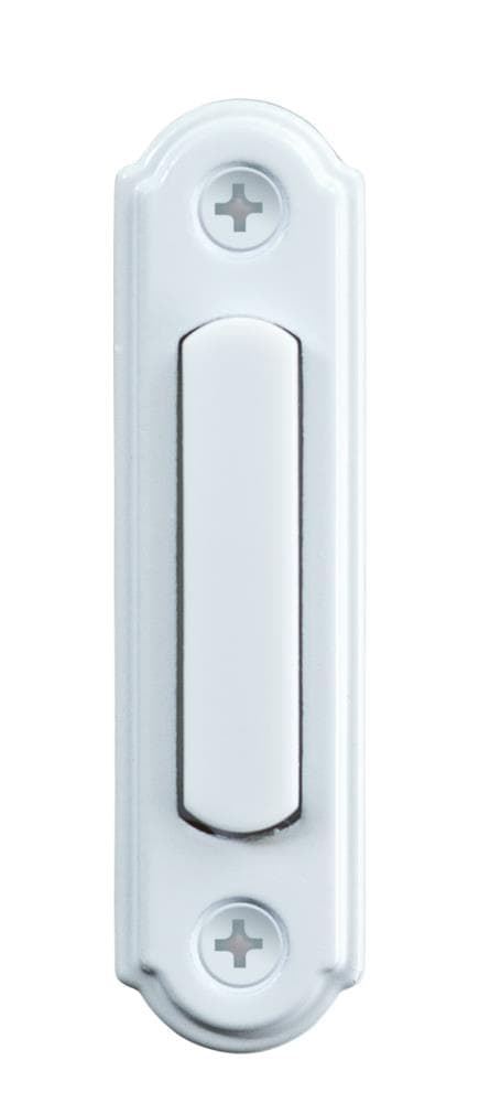 Style Selections White Doorbell Button in the Doorbell Buttons