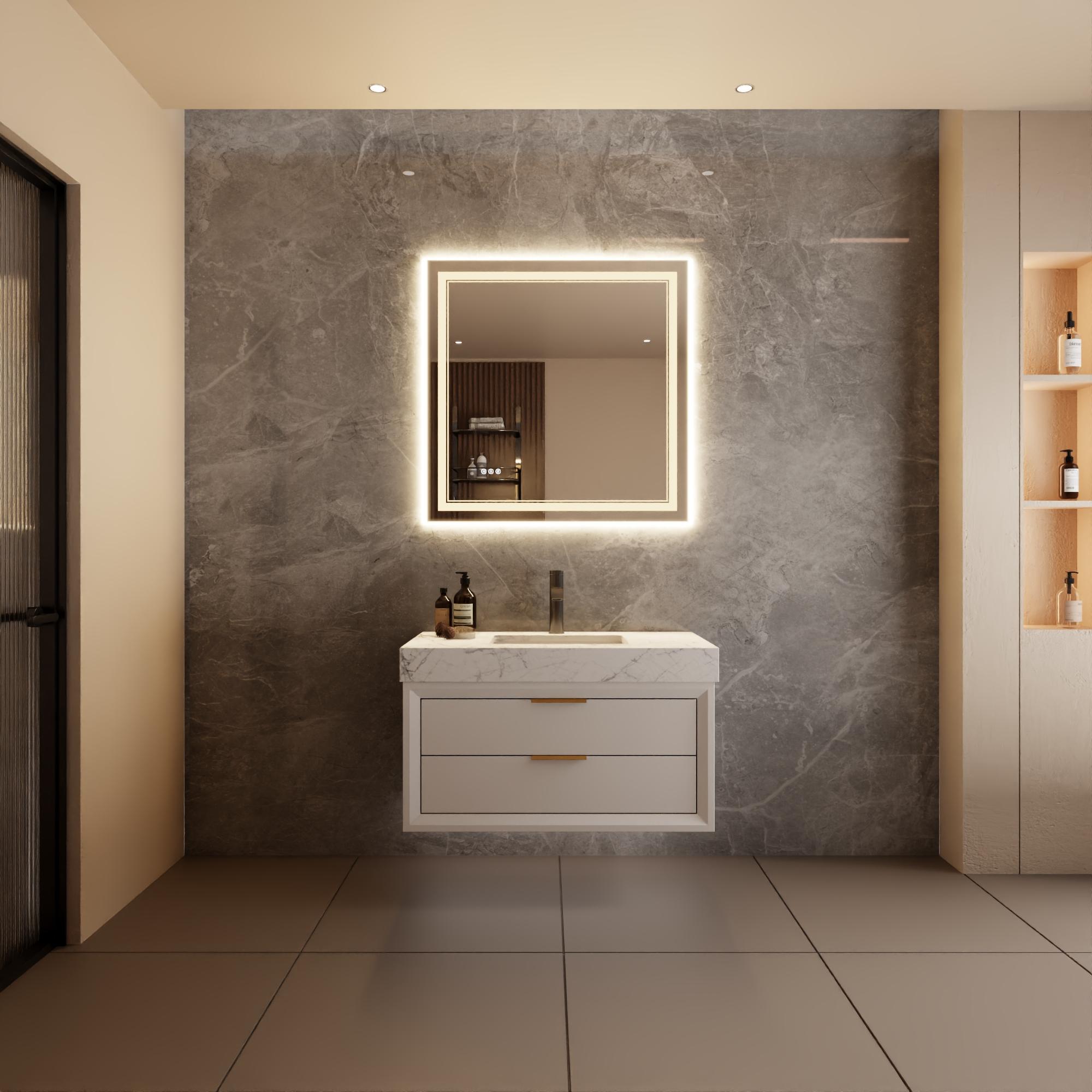 Bayfeve BFXB-10S3636-MIR Framed-Bath-Mirrors - View #16