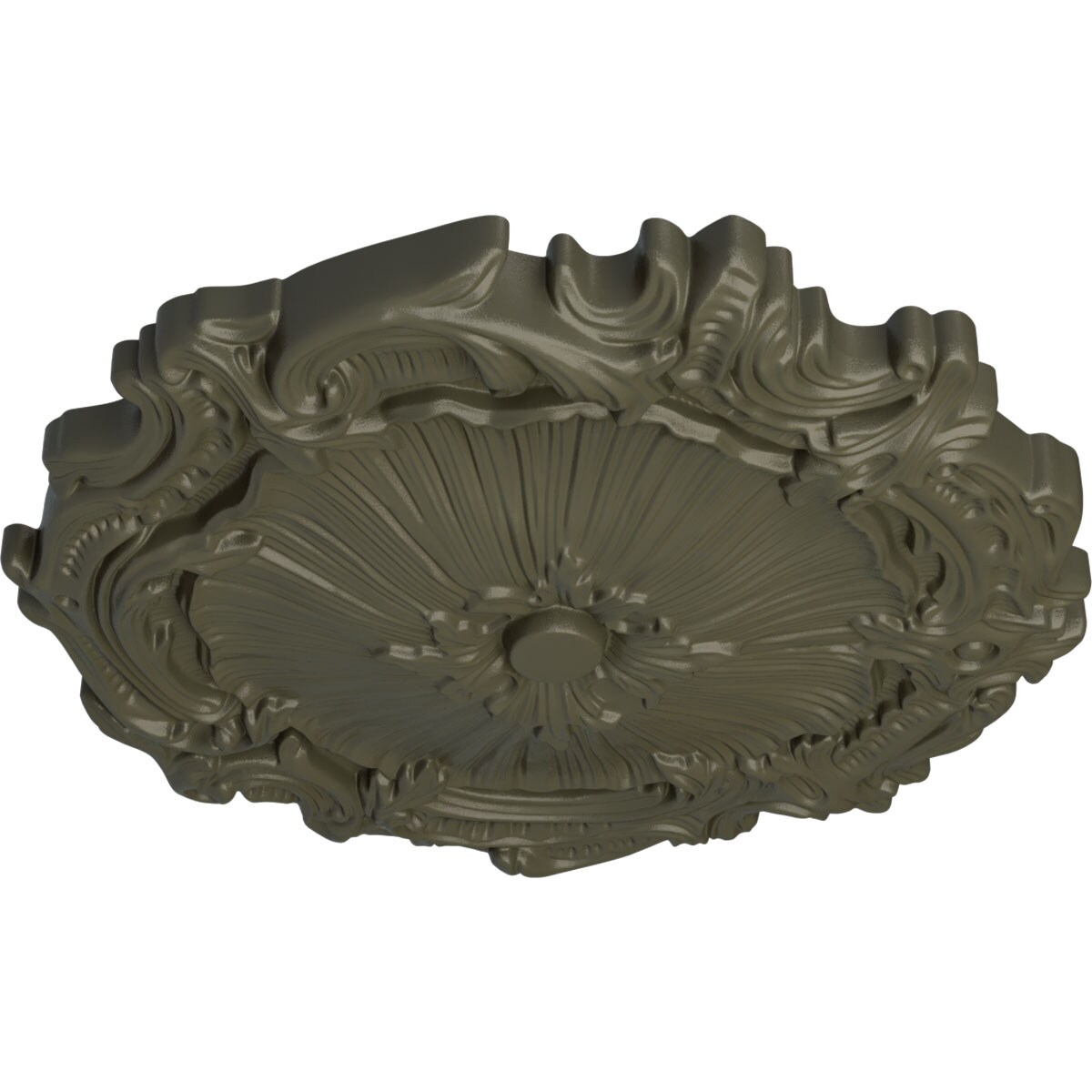 Ekena Millwork CM16PLWHF Ceiling-Medallions - View #2