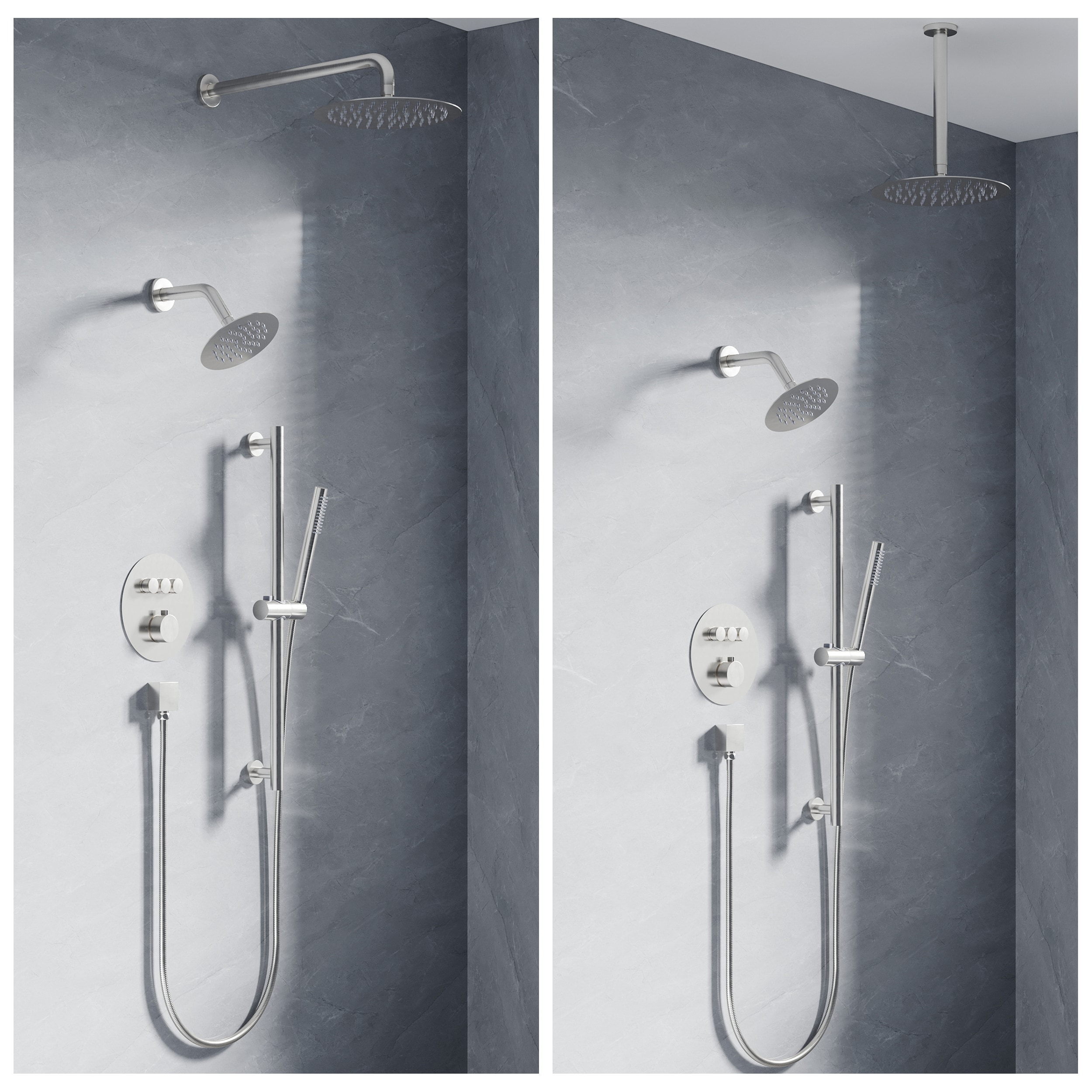 LIVIZA WB-0812-N Showerhead-Bar-Panels - View #3