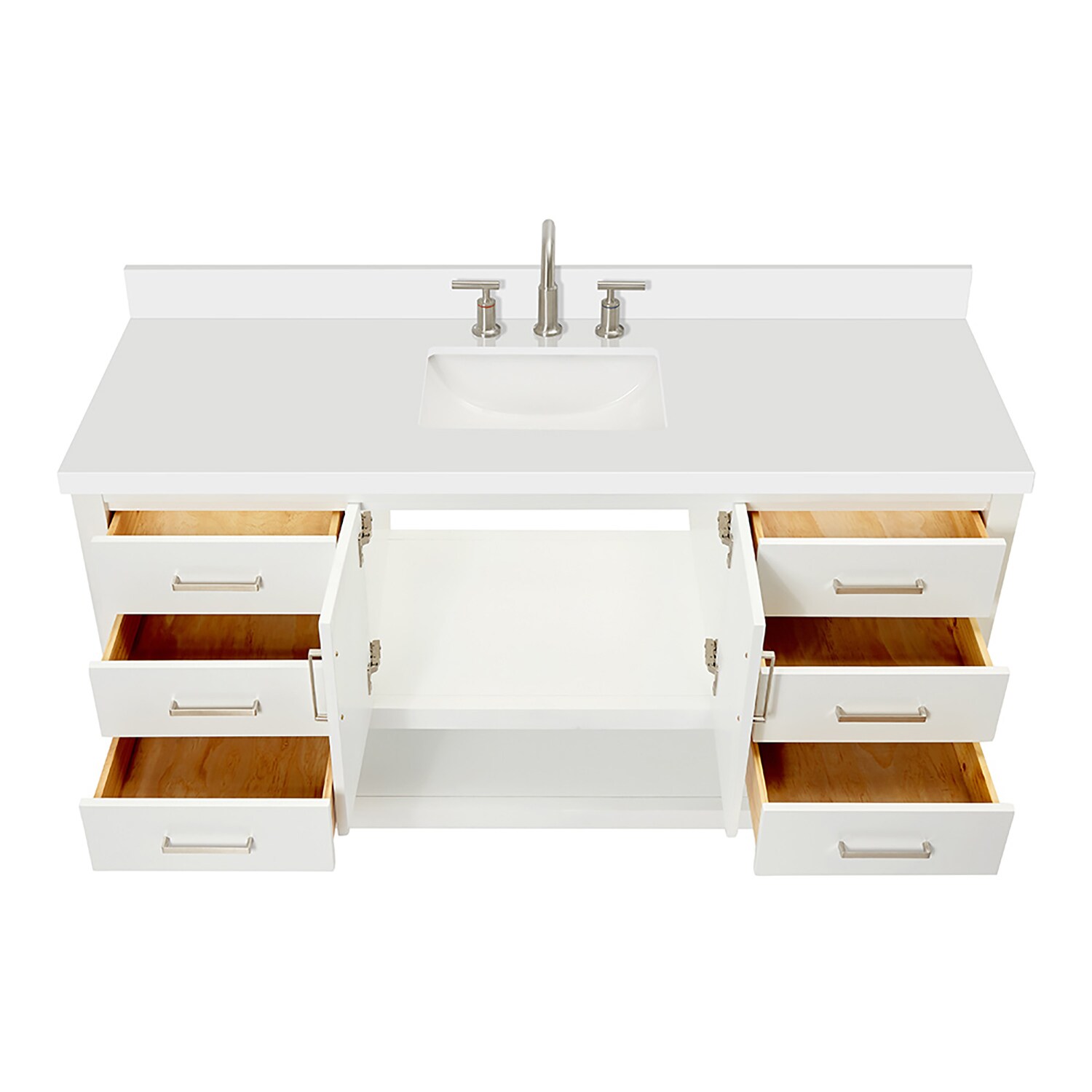 ARIEL S061SWQRVOWHT Bath-Vanity-Combo - View #6