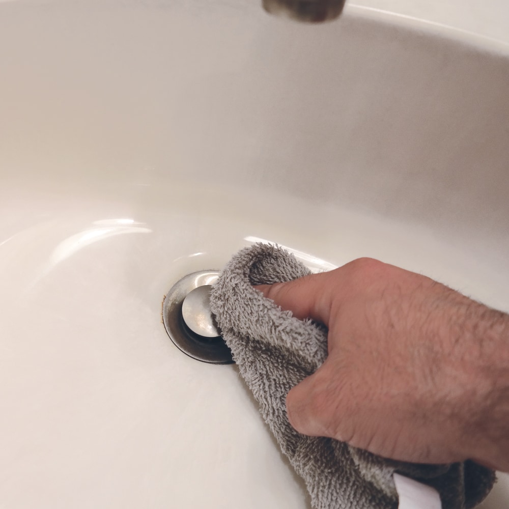 Danco 10769 Silicone Bathroom Sink Hair Catcher White: Plastic Drain Traps  (037155107698-1)