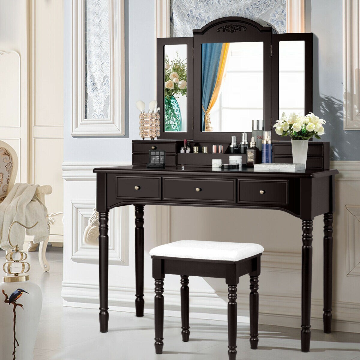 Costway CSHY001335 Bedroom-Vanities - View #3