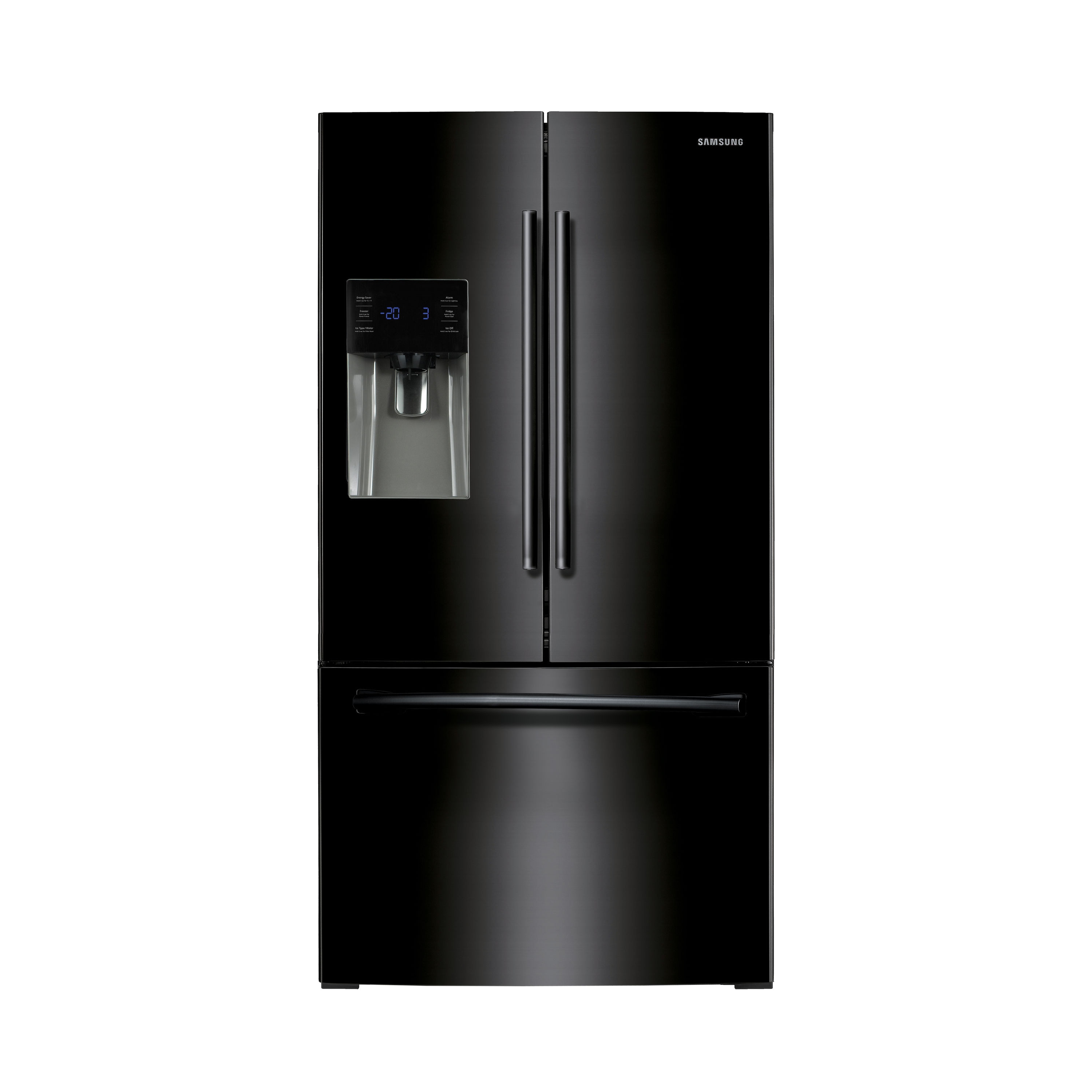Samsung 24.6 Cu. Ft. French Door Fingerprint Resistant Refrigerator Black  Stainless Steel RF263BEAESG - Best Buy