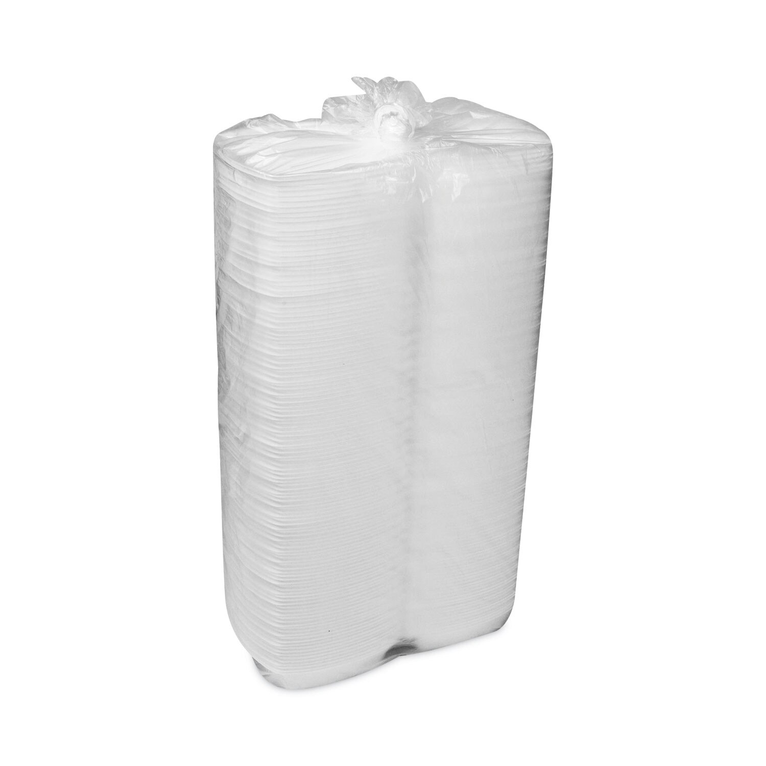 pactiv evergreen Foam Hinged Lid Container Single Tab Lock 6 x 6 x 3 ...