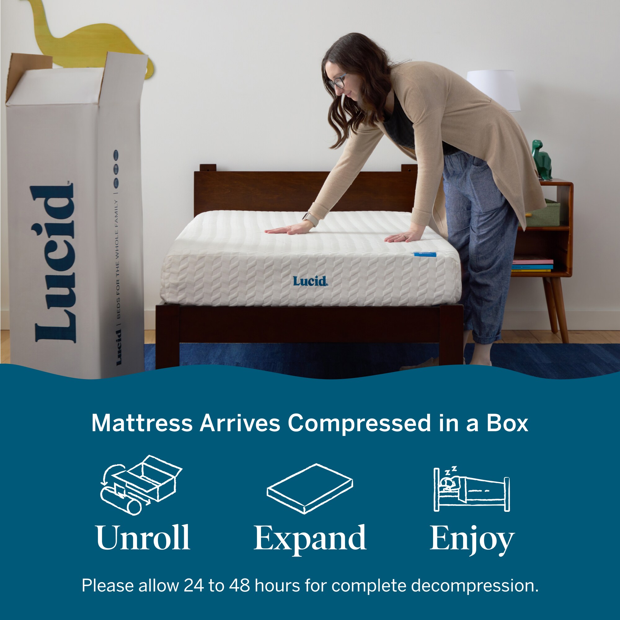 LUCID Comfort Collection LUCC08KK45MF Mattresses-Boxsprings - View #6