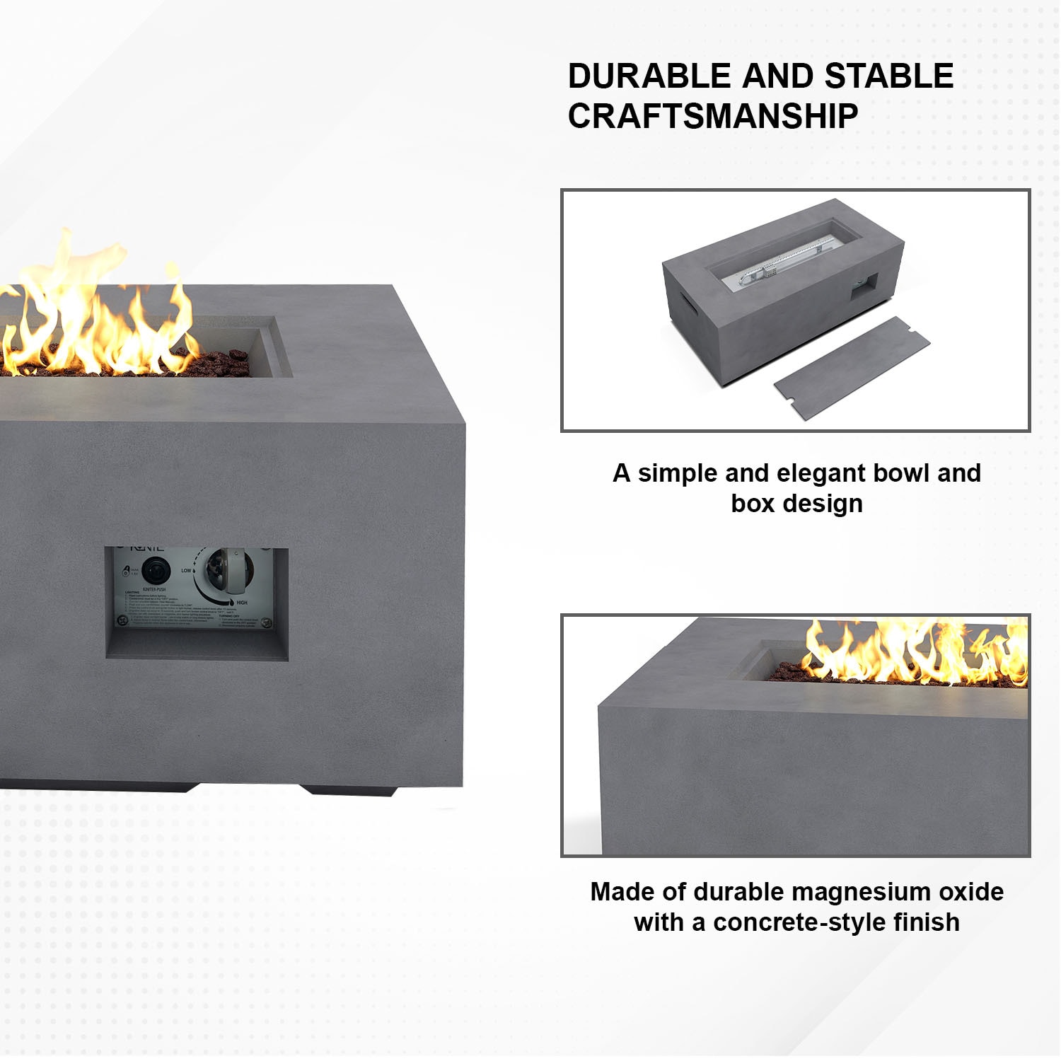 KANTE CT-GFP-R01-81921 Outdoor-Gas-Firepits - View #5