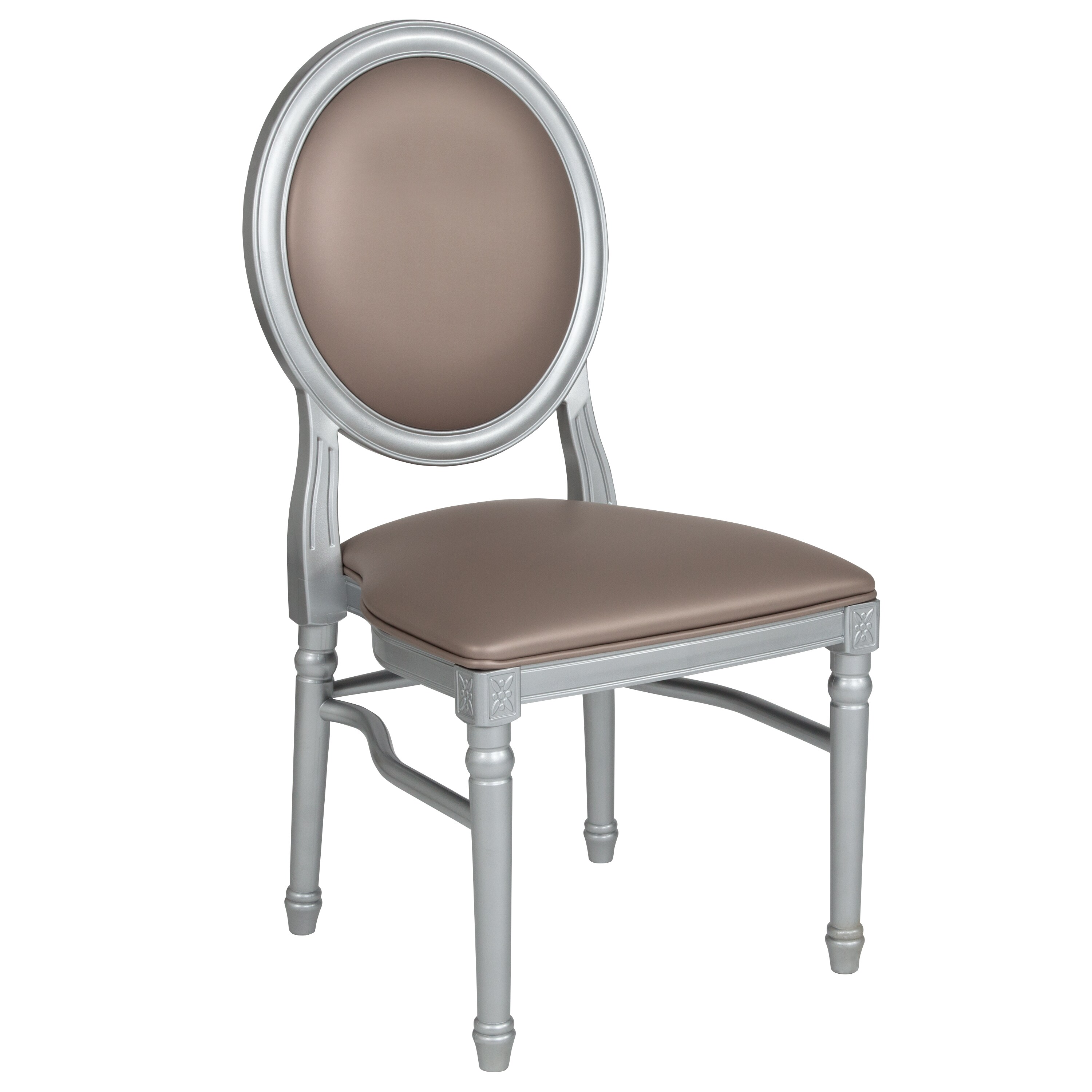 Flash Furniture Contemporary/Modern Vinyl Upholstered Side Chair (Composite  Frame) in the Dining Chairs department at