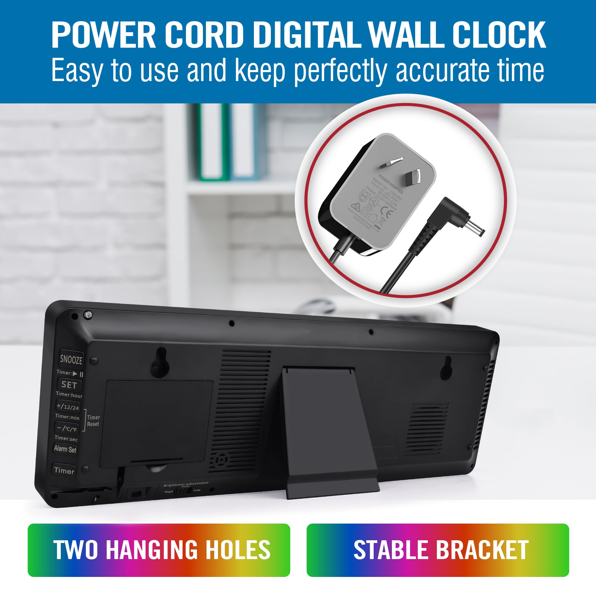 JVFCXXV LJV0805C460 Indoor-Outdoor-Clocks - View #5