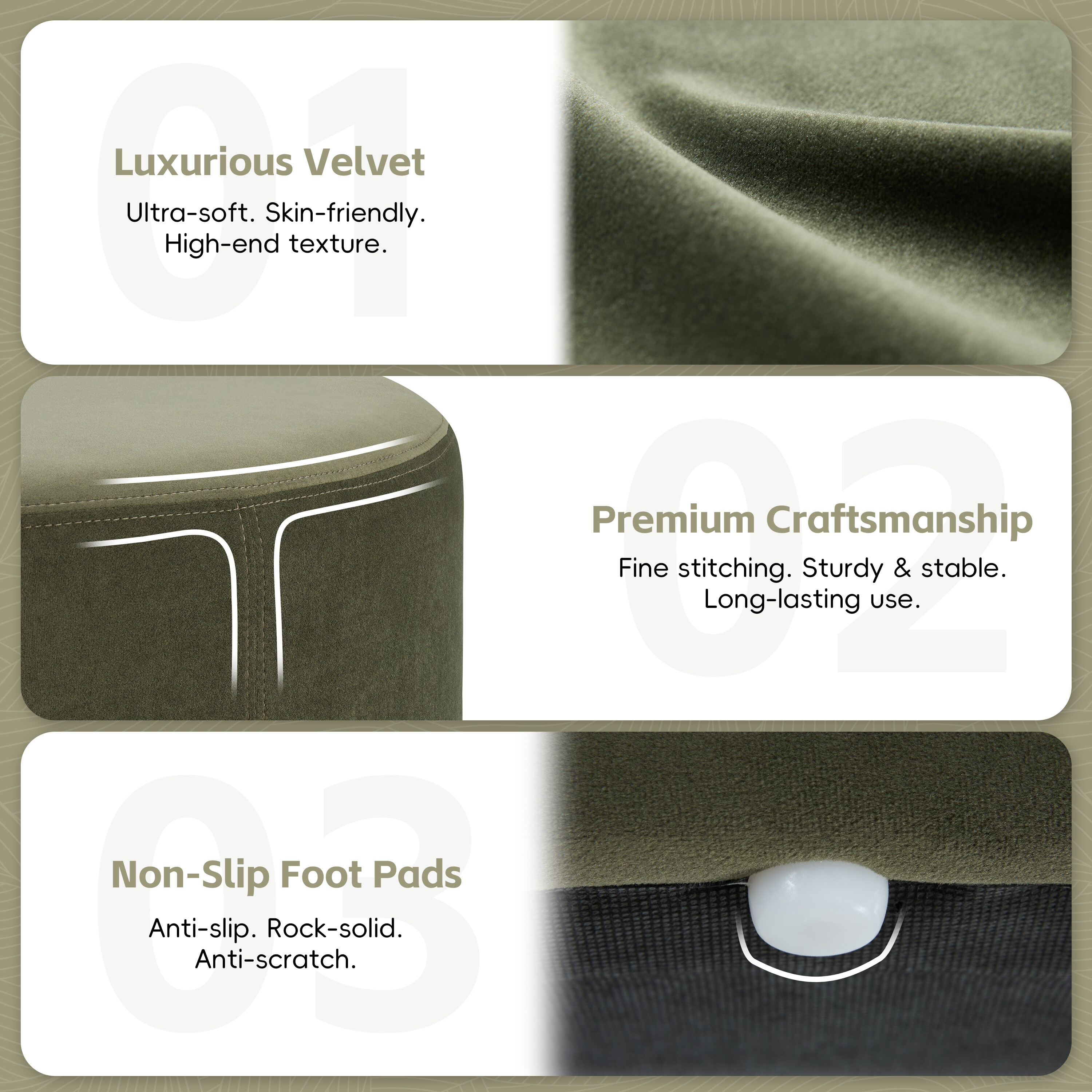ModernLuxe L3P-N723P502018F Indoor-Ottomans - View #4