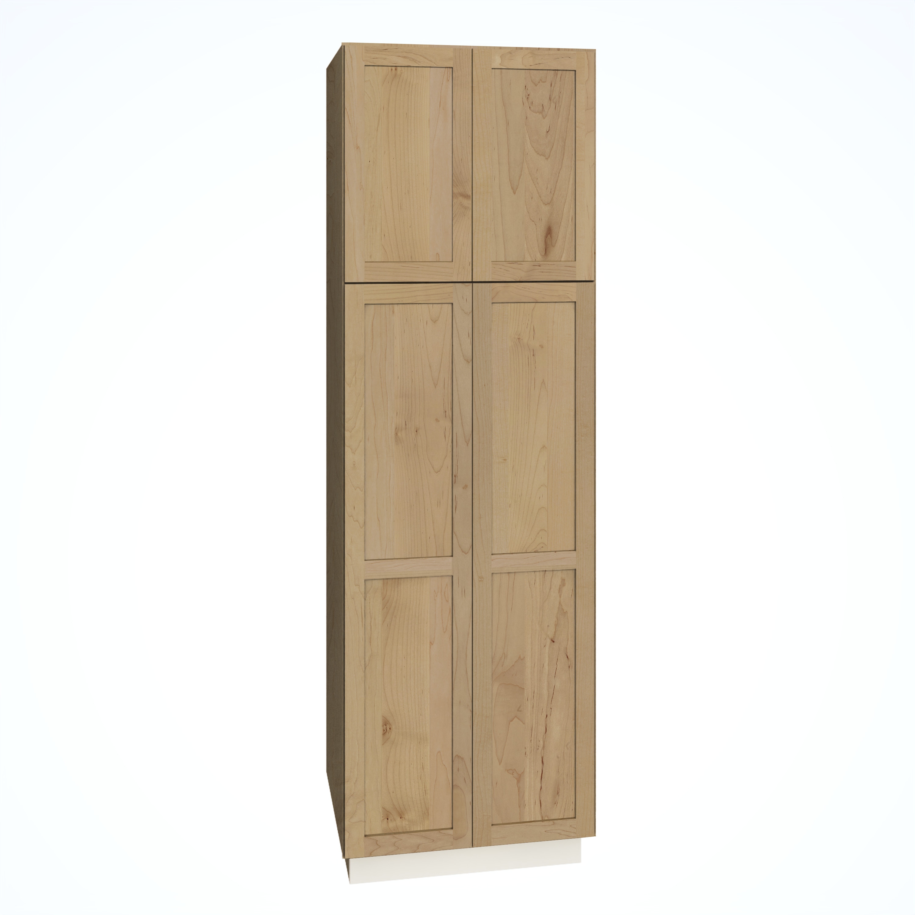 Diamond Express 331-U309324 Jamestown 30-in W x 93-in H x 24-in D Coastline Pantry Fully assembled Plywood Cabinet (Recessed Panel Shaker)