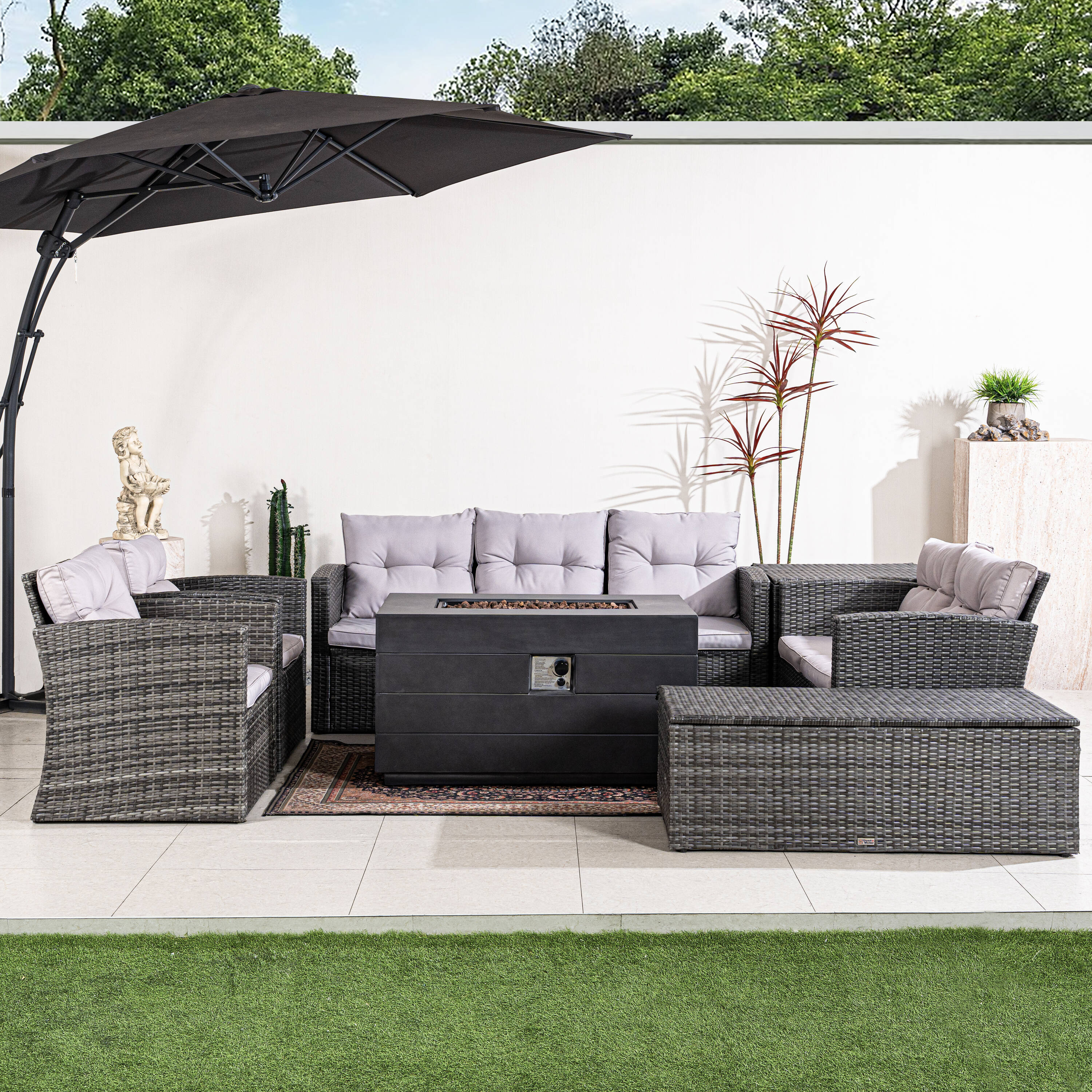 Direct Wicker DWG-1503G2150D Patio-Conversation-Sets - View #3