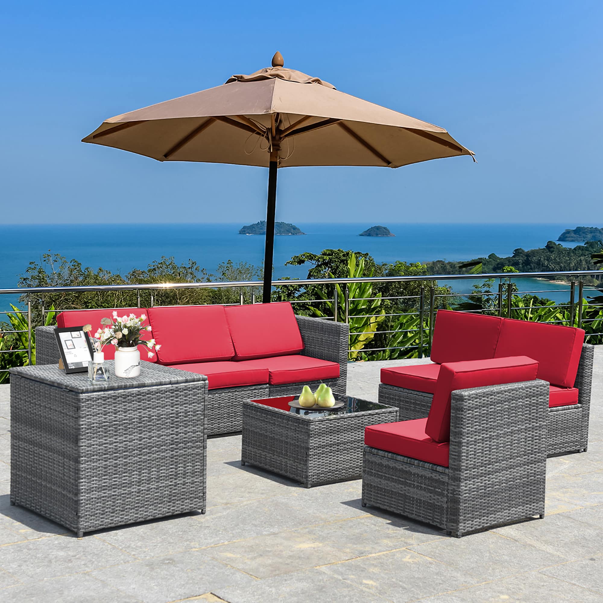 Costway LWS00155 Patio-Conversation-Sets - View #4