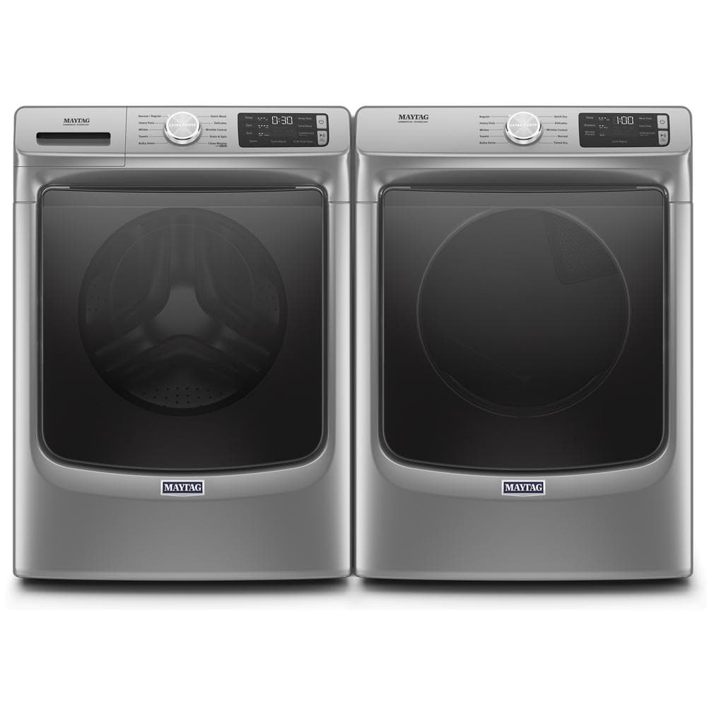 High efficiency washer store and dryer set